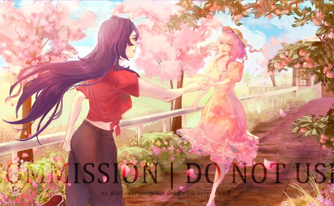 Flower garden | Commission