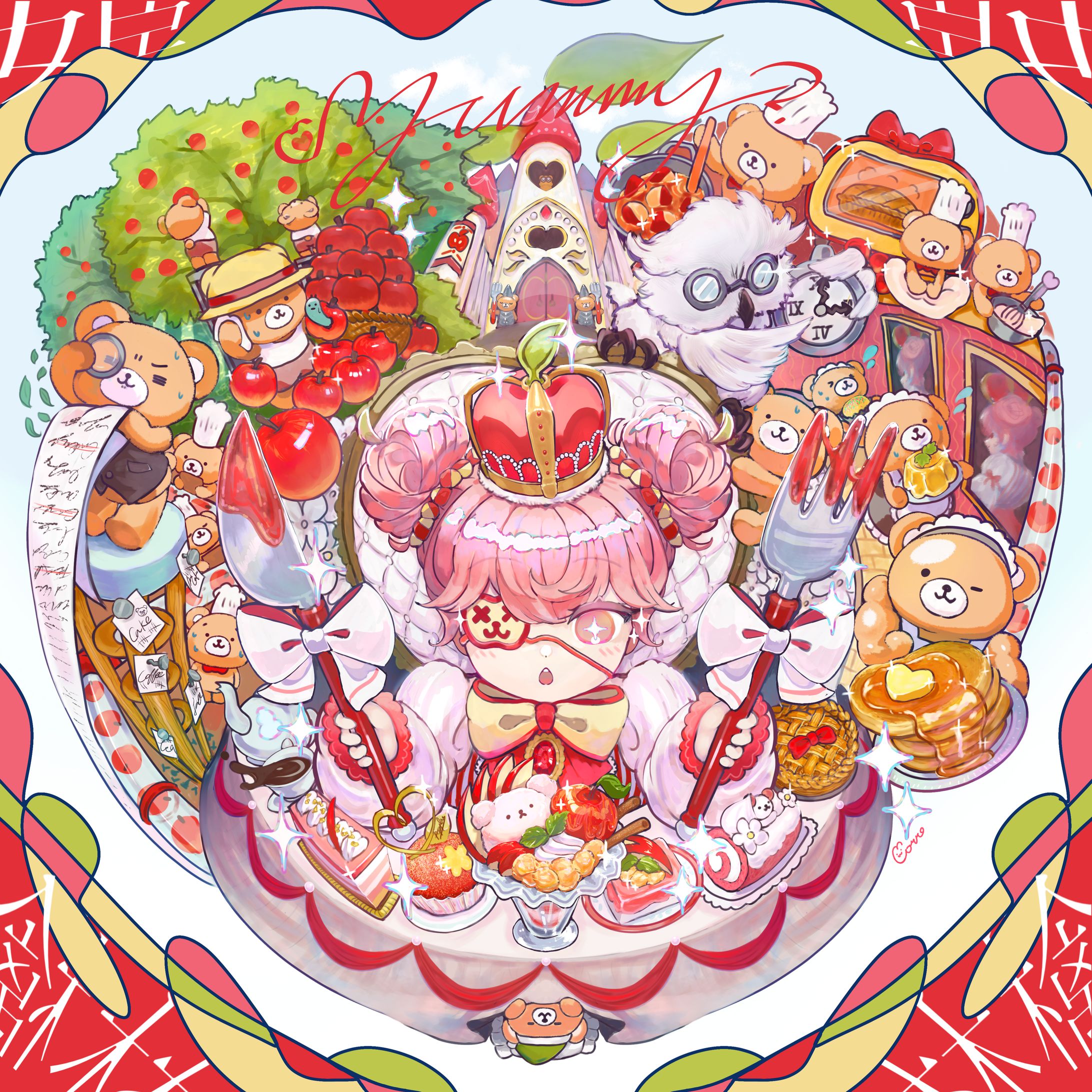 クマとりんご姫🍎-1