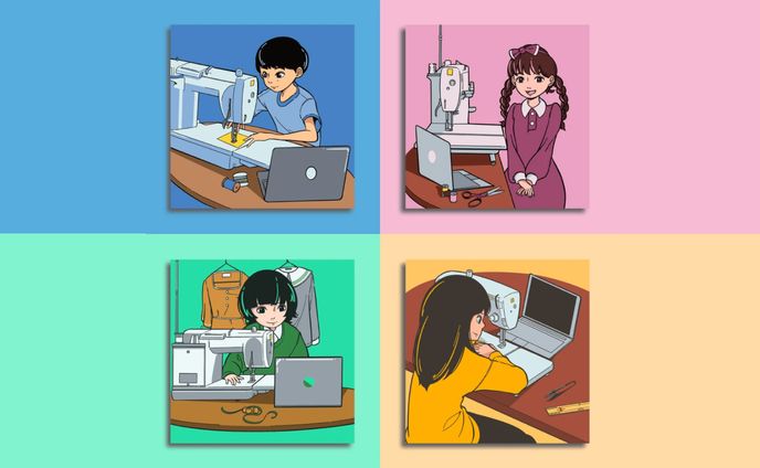2021.1 合同会社ヴァレイ 広告用イラスト制作