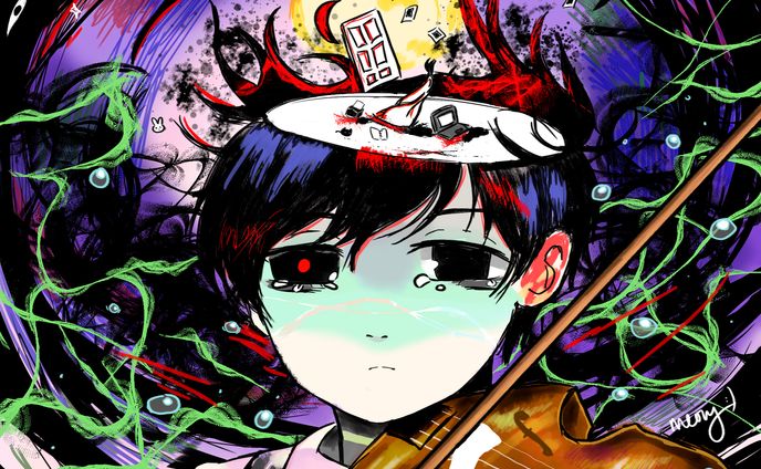 Omori/Sunny - Fully Rendered Illustration