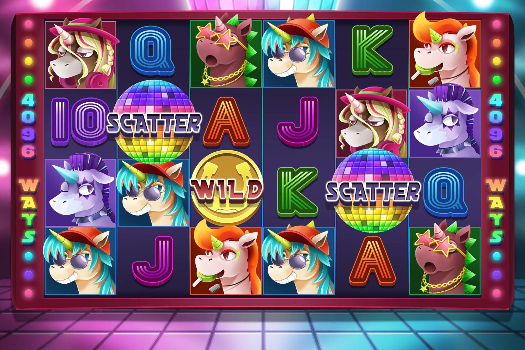 【遊戲美術設計】UnicornParty-1