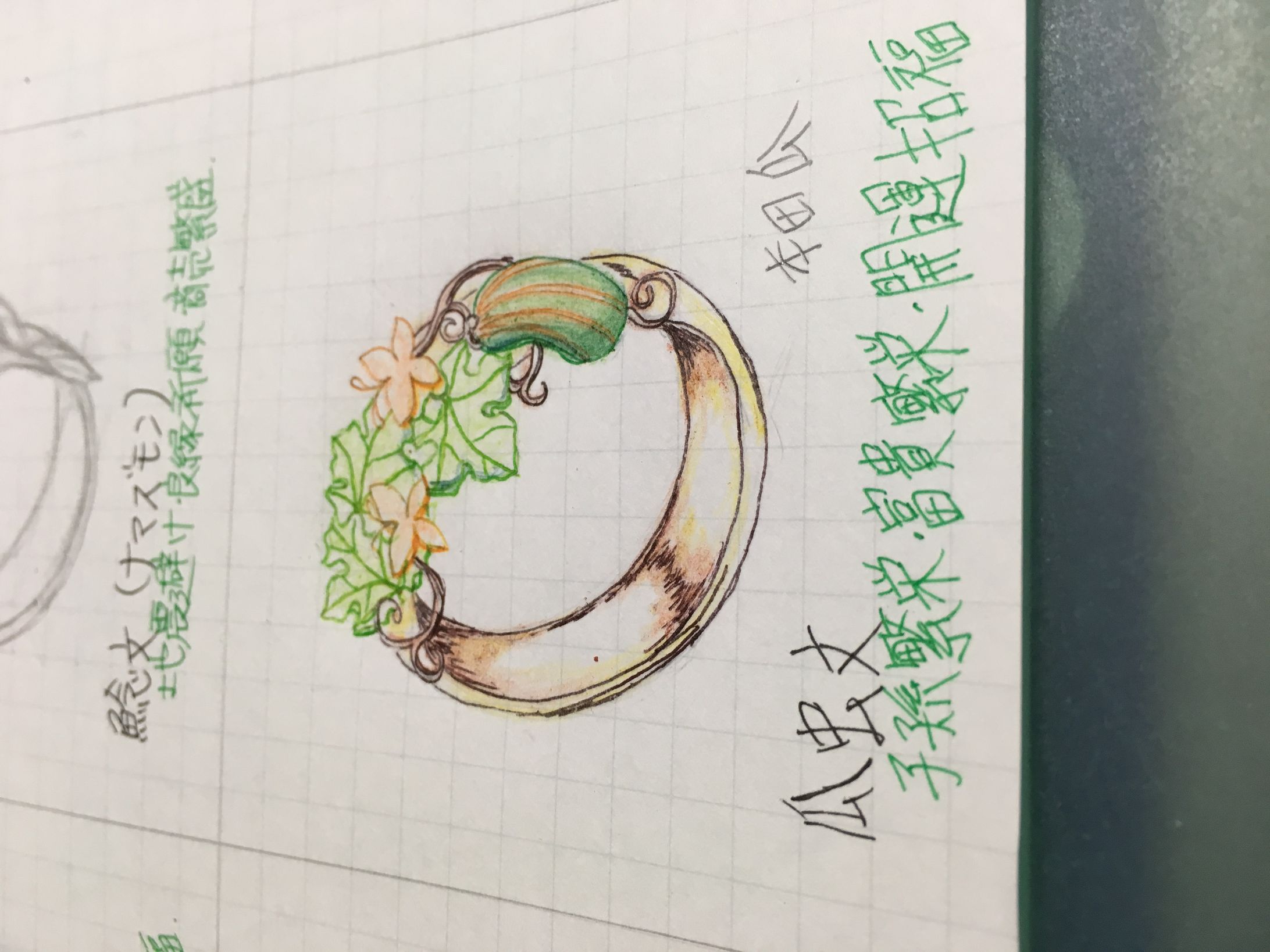 瓜虫文指輪-1