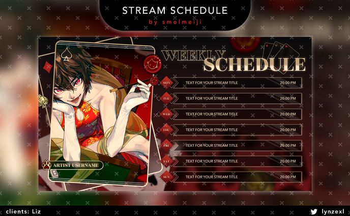schedule、pricelist