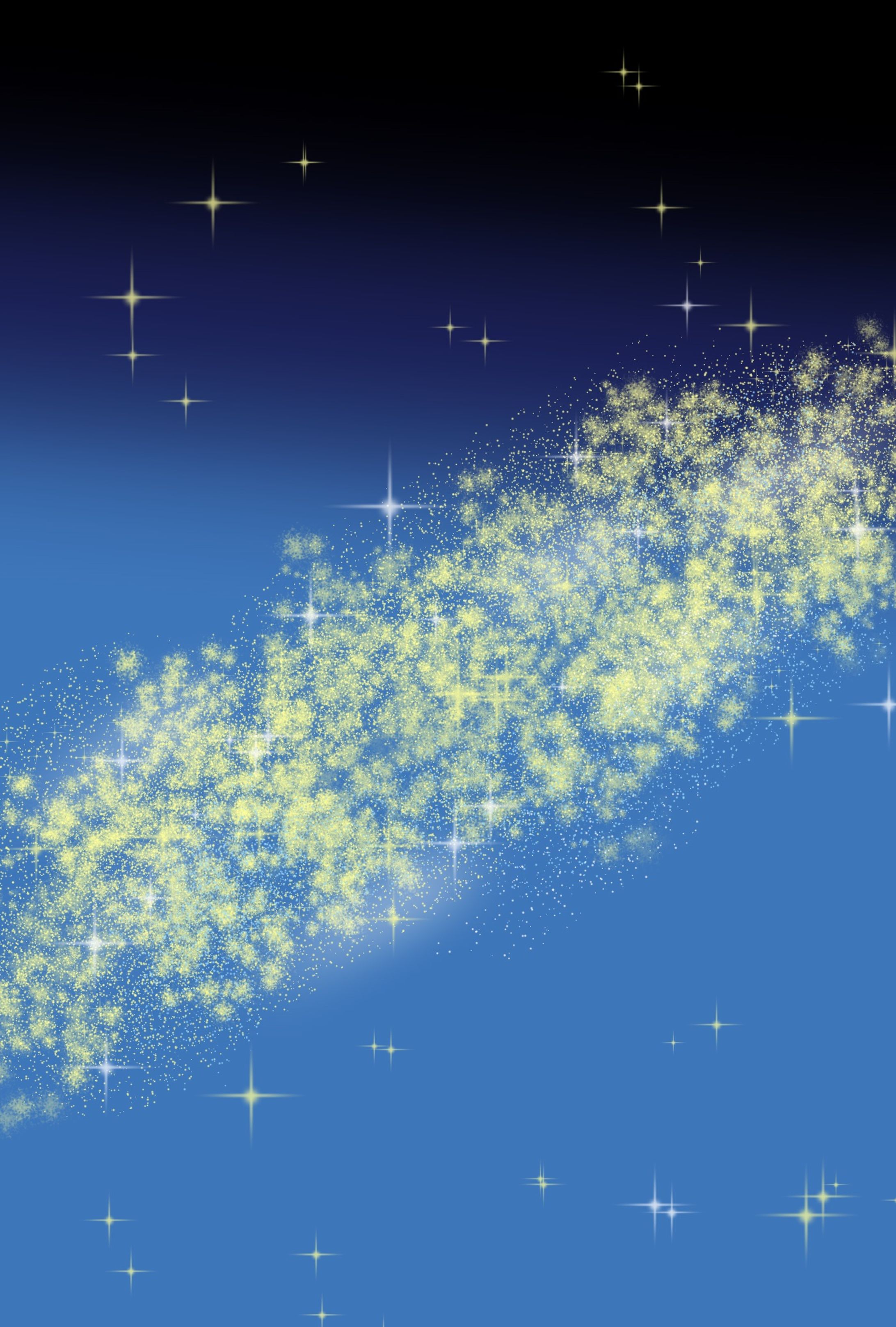 デジタル背景「天の川」-1