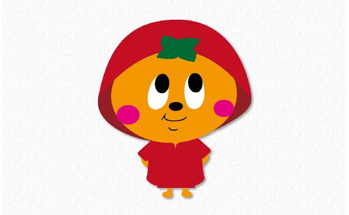 イラスト｜柿パッケージキャラクター