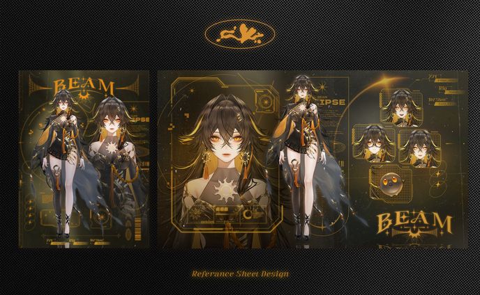Ref Sheet Design 𖥔 Beam