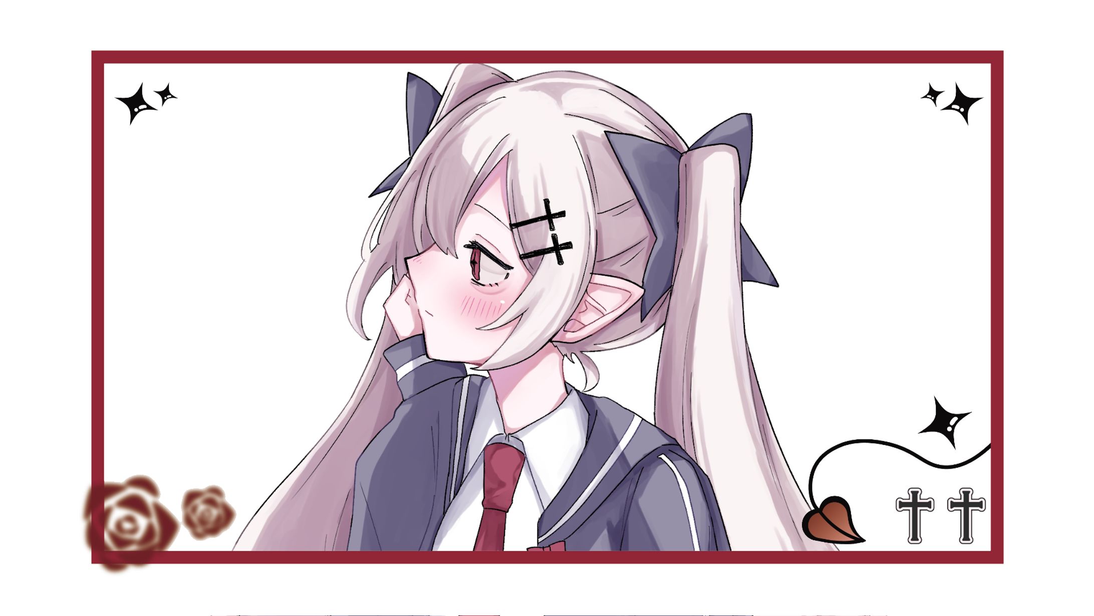 城園アリア　歌ってみた　等身・全身イラスト-1