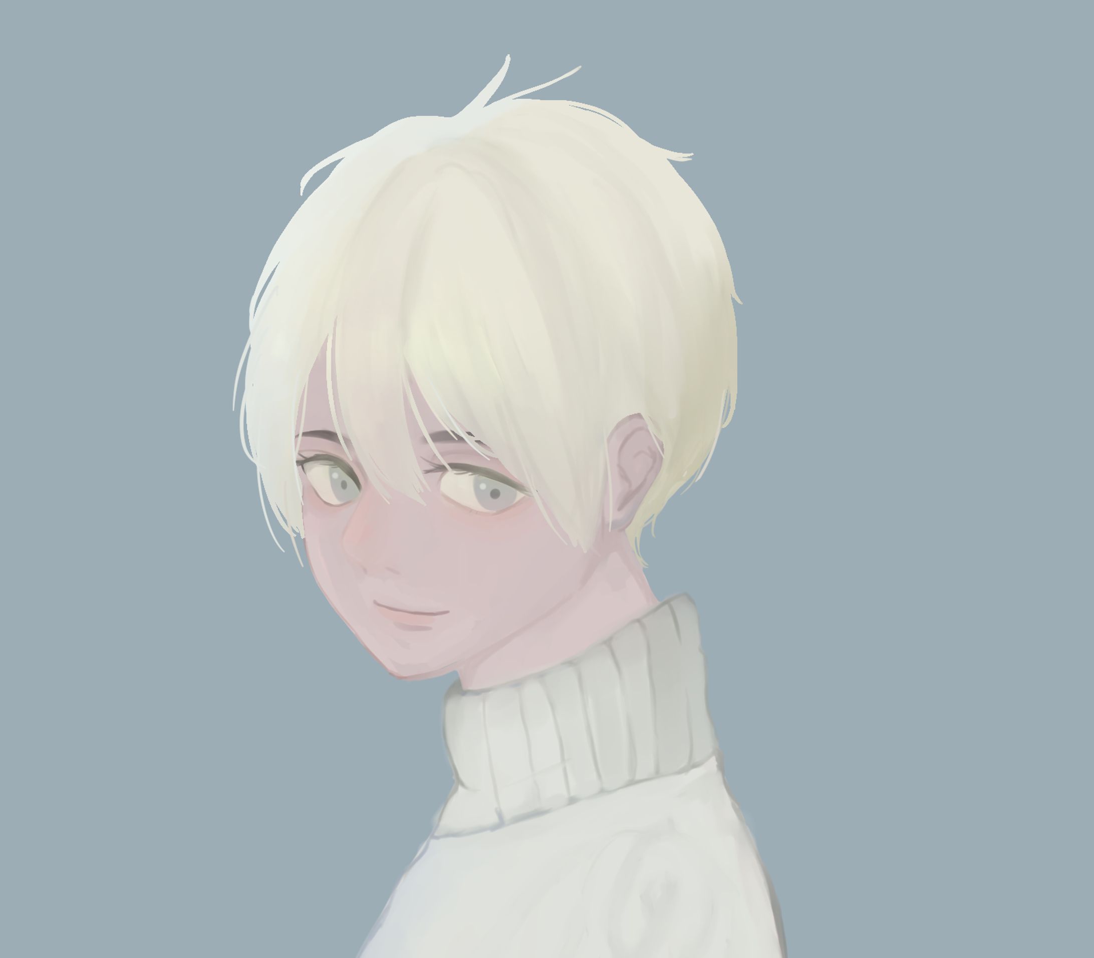 白髪の男の子-1