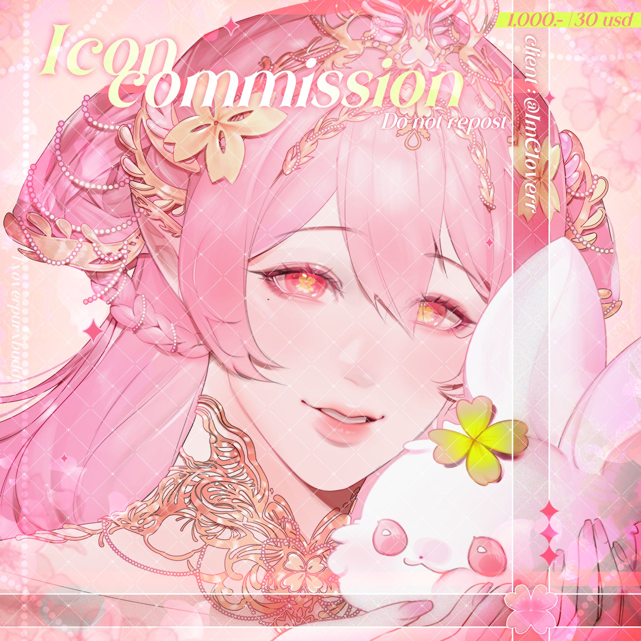 【✦ Icon Commission ✦ 】❥ Clover【 VTuber 】-1