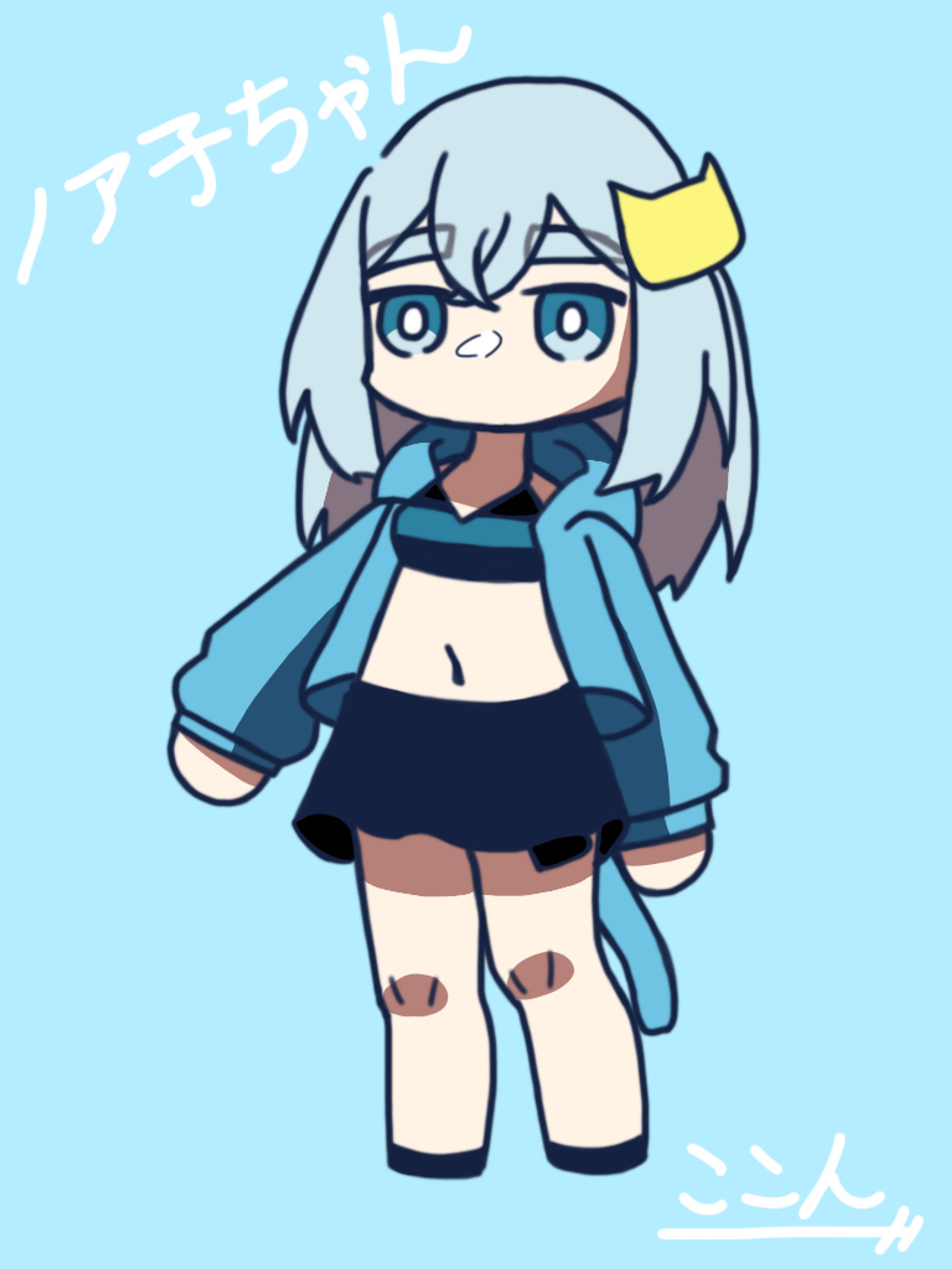 二次創作　日常組よりノア子ちゃん-1