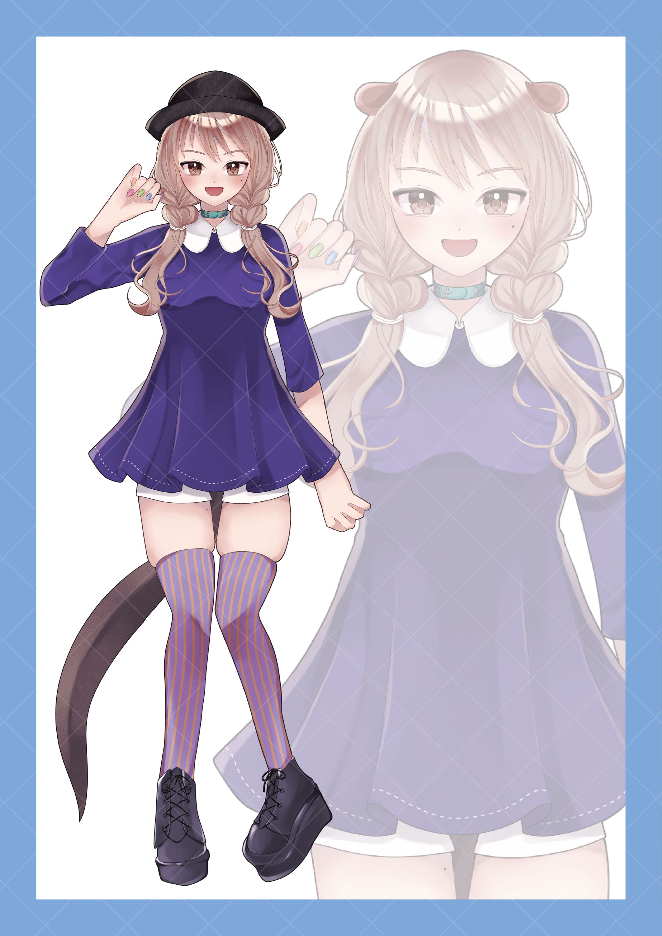 有馬あしの様　立ち絵　洋服差分-1