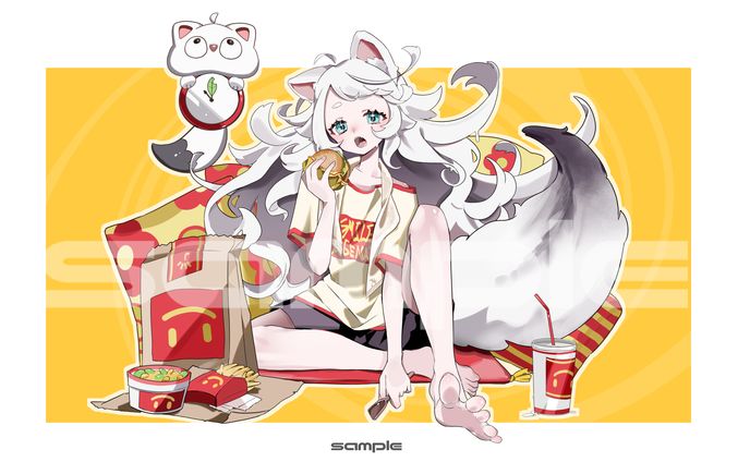 ふわわちゎ様「スマイルあげない」歌ってみたイラスト