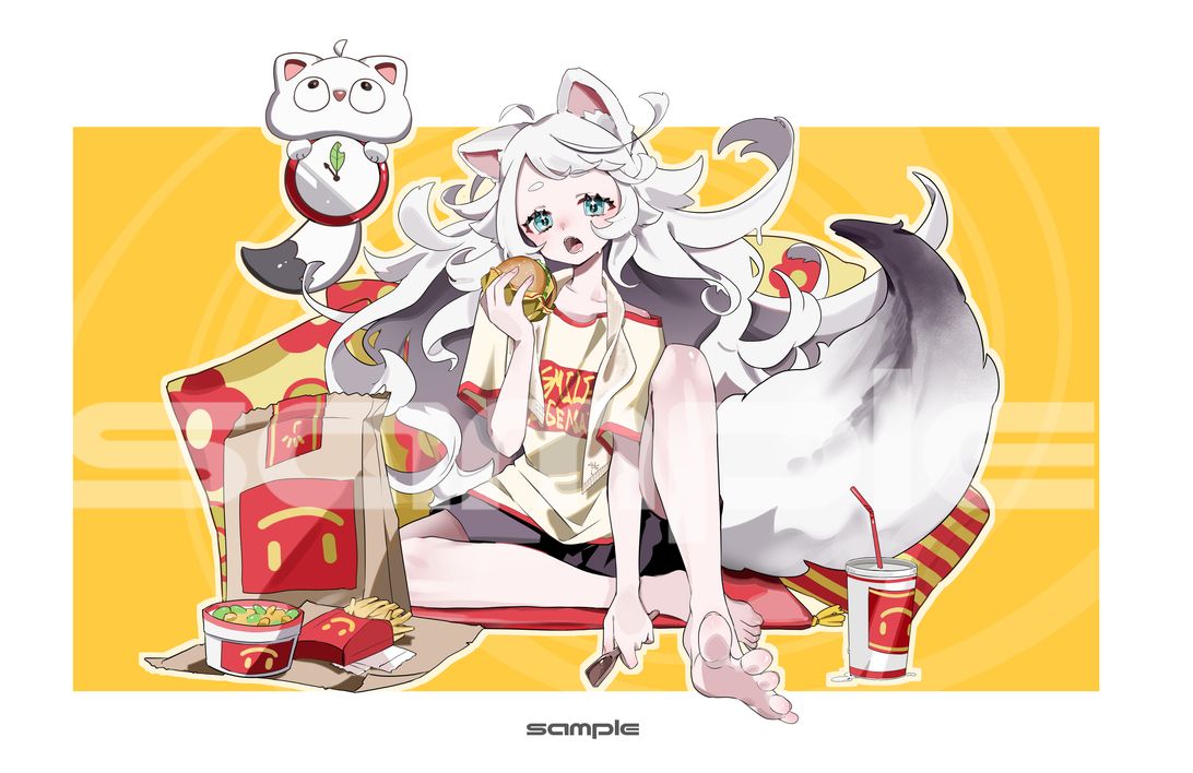 【わああ様】　手描きイラスト