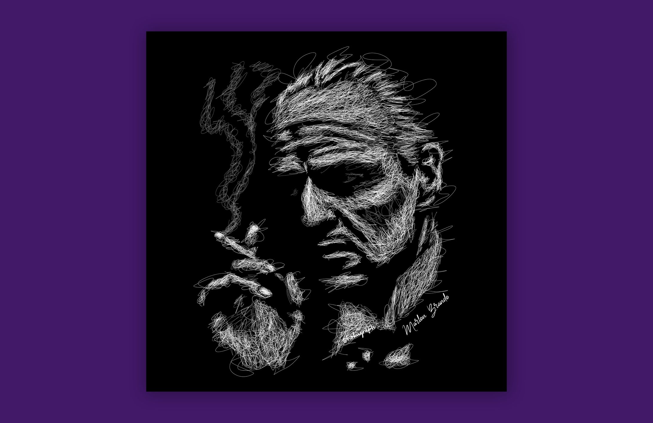 Godfather Scribble Art-1