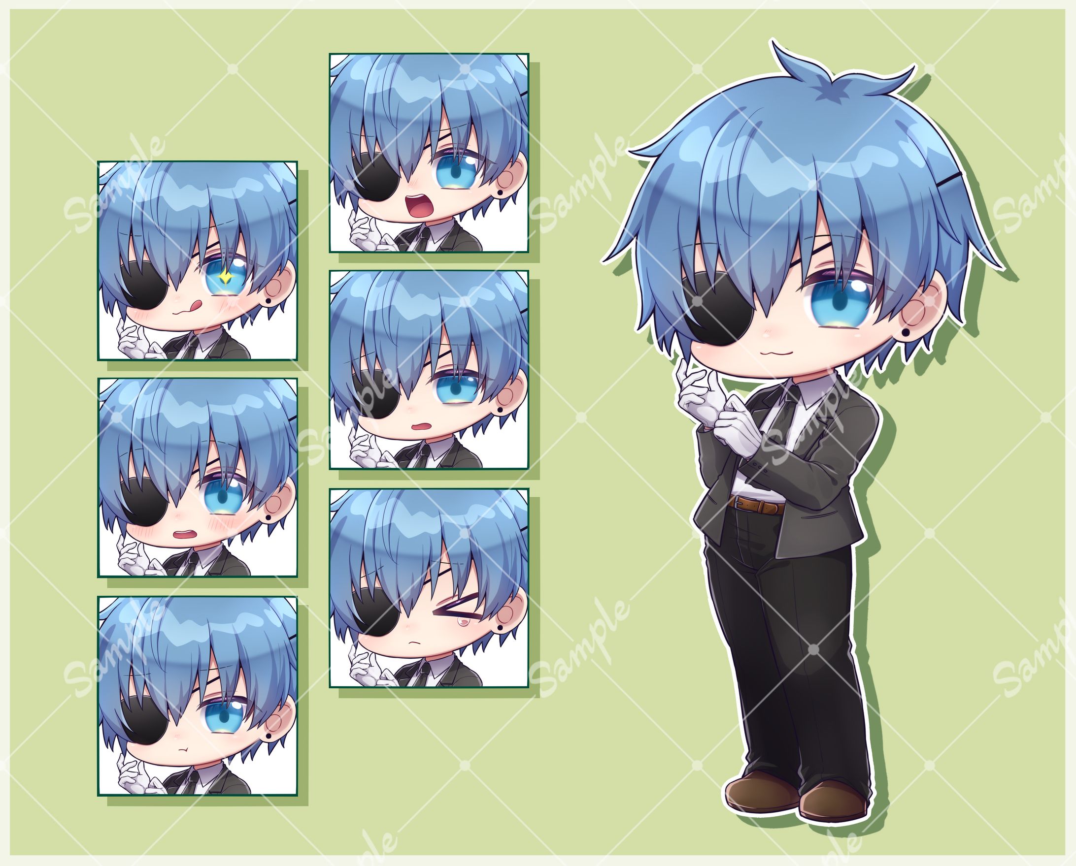 【お仕事】ポテチ様 動画用立ち絵SDイラスト-1