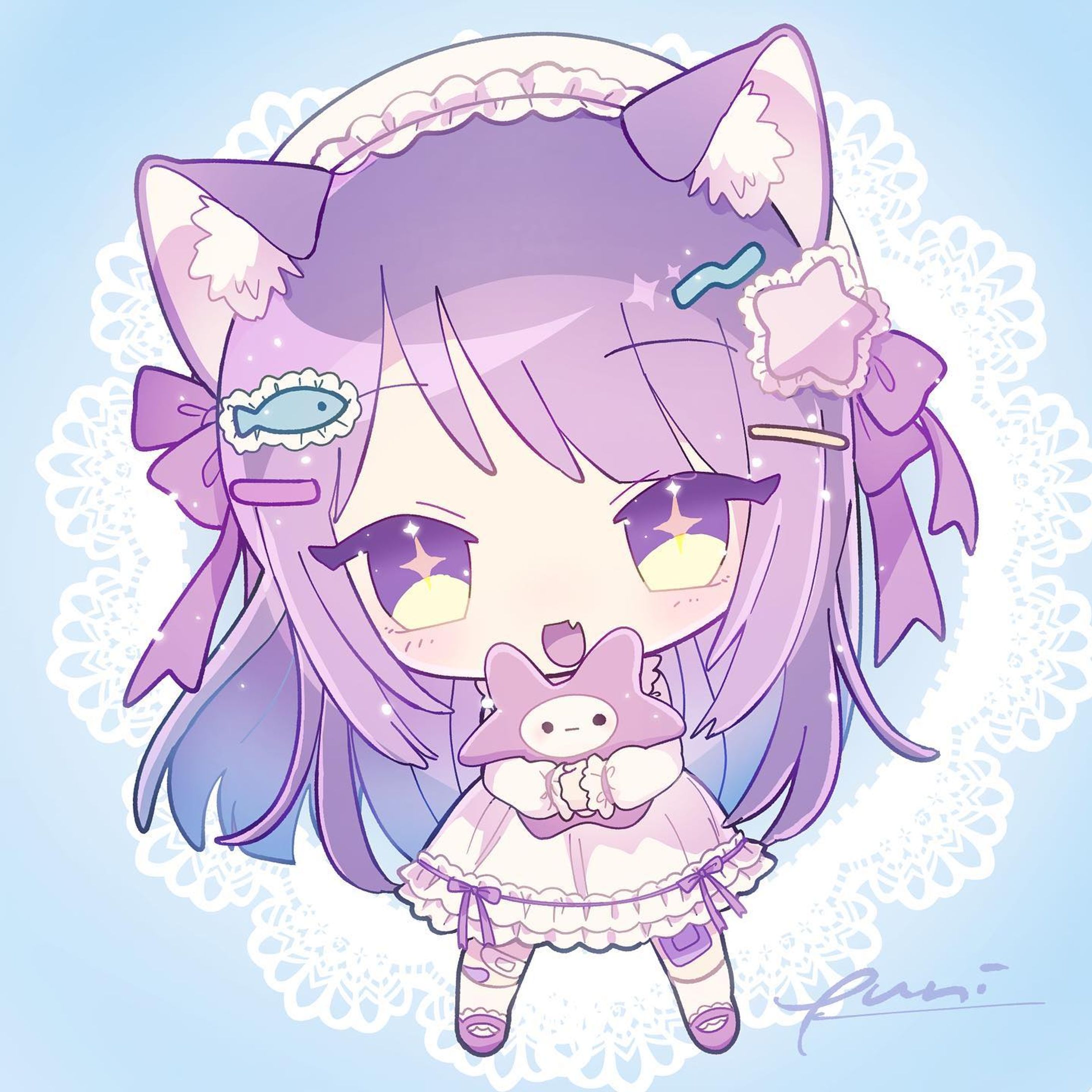 #chibi
#illustrationartists 
#kawaii
#rorita-1