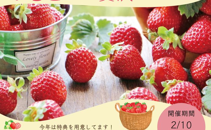 いちご狩りバナー