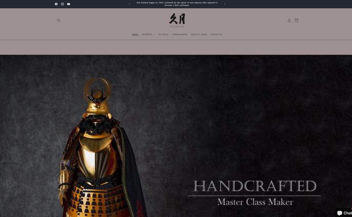 Shopify store