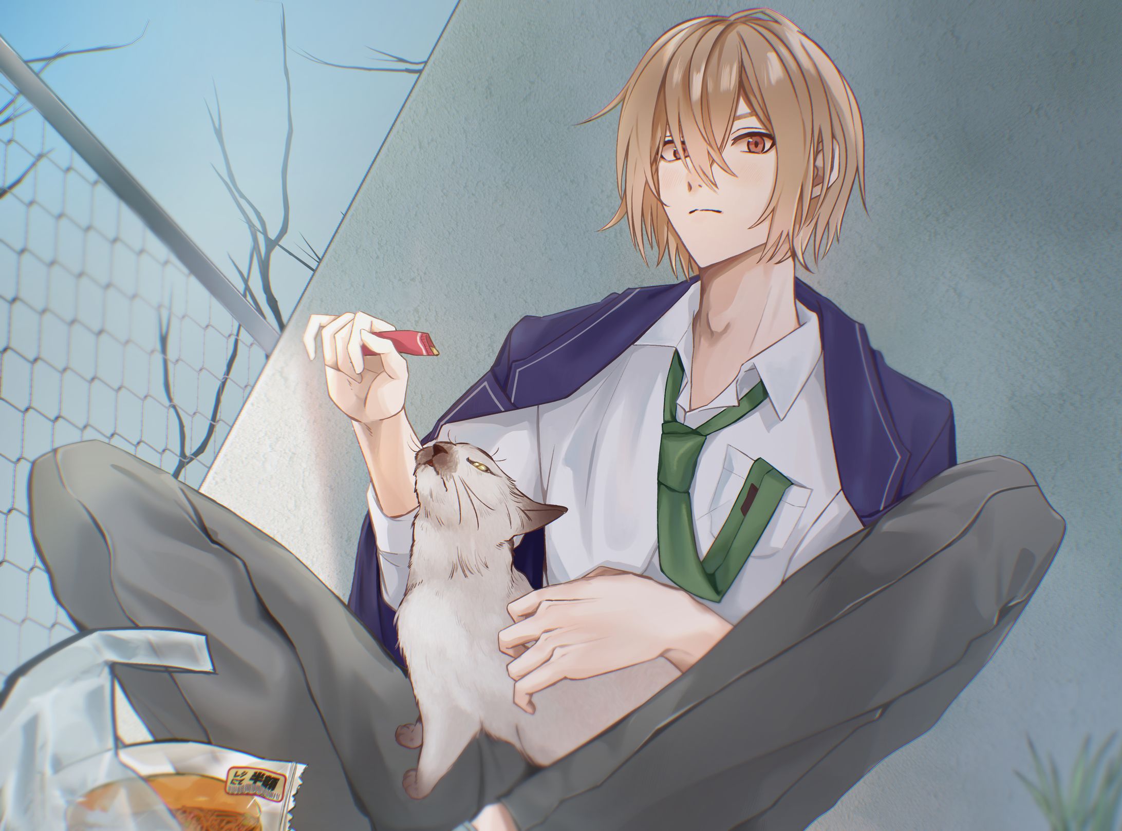 スチル風イラスト　男性-1