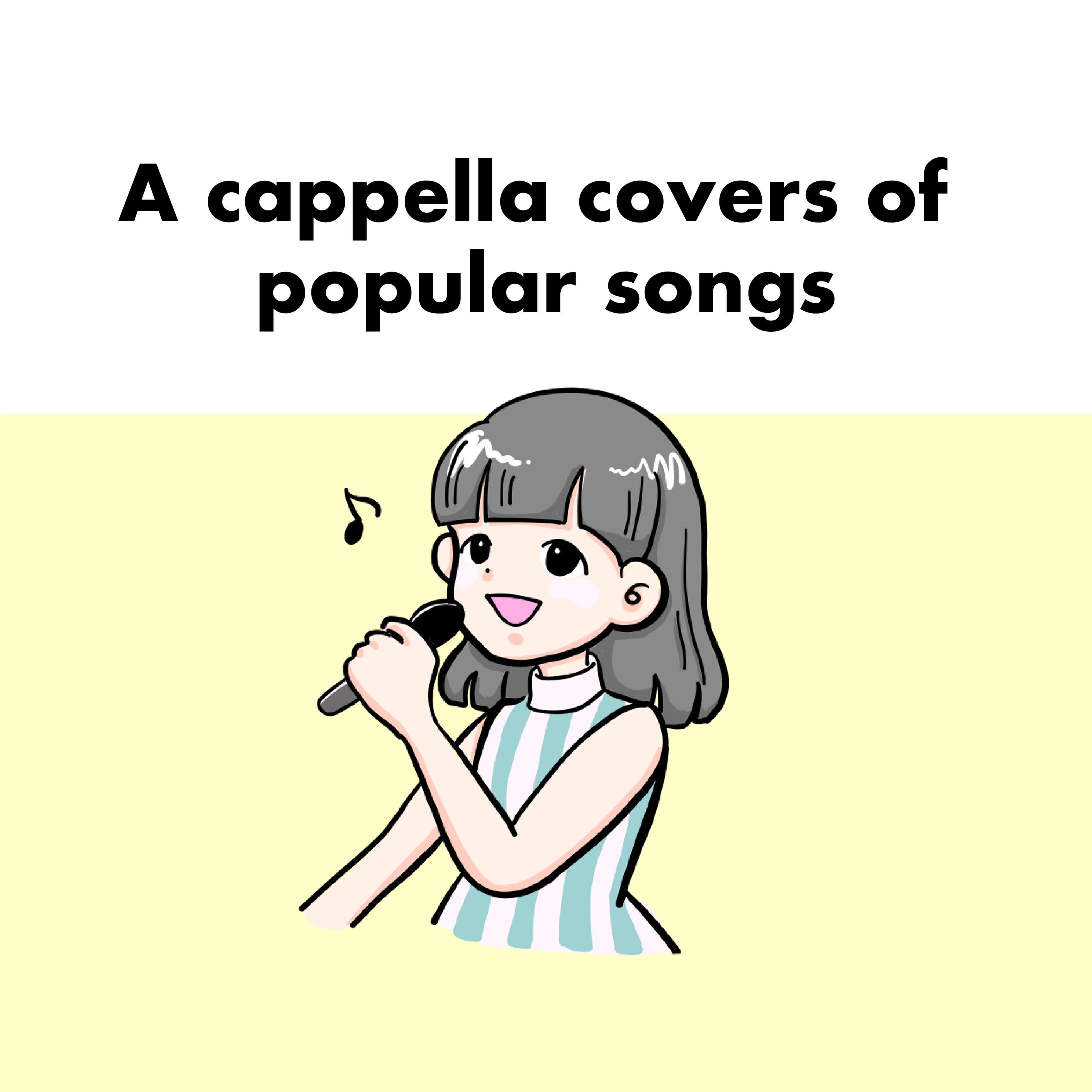 アイキャッチイラスト_Podcast｜Asian City Pop Producers 様_a cappella covers of popular song-1