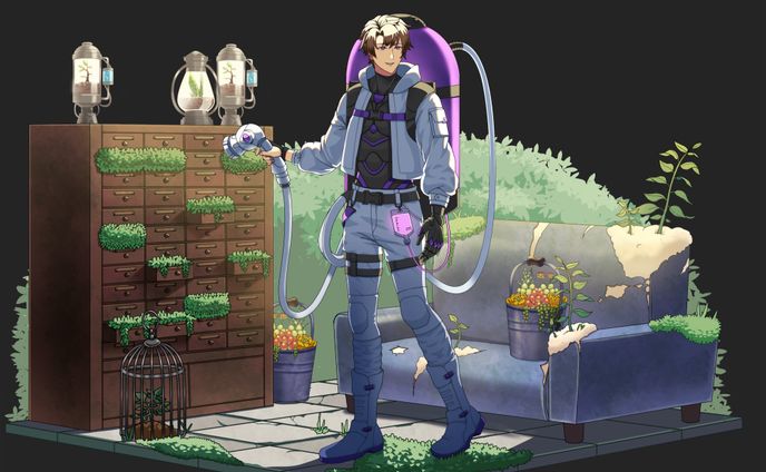 パン、植物