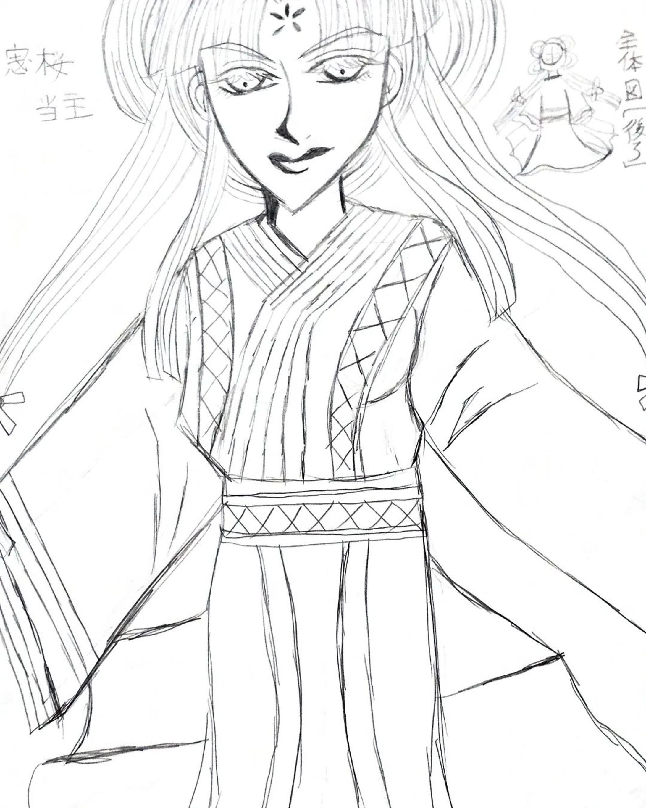 こんばんは✨✨🐈
【創作漫画〜倭国編〜】に登場する冠桜当主様ですっ!!冠景花ちゃんと小梅ちゃんのお母様です💖💖💖😌

#創作　#創作漫画
#倭国編　#日本　#和服
#オリジナルキャラクター 
#イラスト
#イラストレーション
#artwork#アート
#絵#デザイン#お絵描き
#イラスト集
#art#illustration
#pen　#冠桜当主
#お母様　#冠景花　#小梅
#インスタグラム-1
