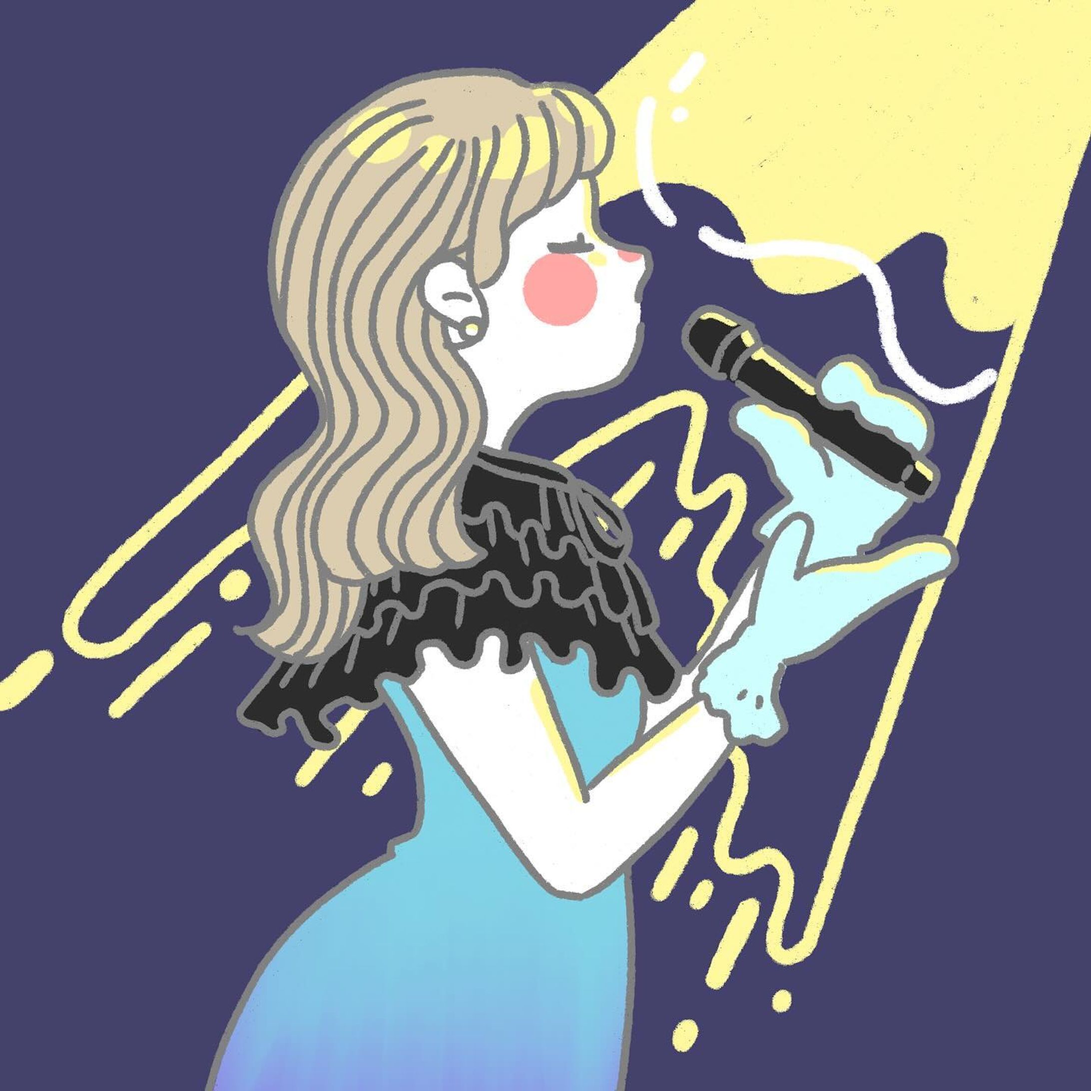 歌とグラデーションの女の子

スポットライトに照らされるあの子。

#イラスト#イラストグラム
#procreate#イラストレーター#イラストレーション#女の子の横顔イラスト#女の子イラスト#お仕事募集中#アイコンイラストオーダー#スポットライト 
#illustrater
#illustrate#illust#illustrationart#illustgram-1