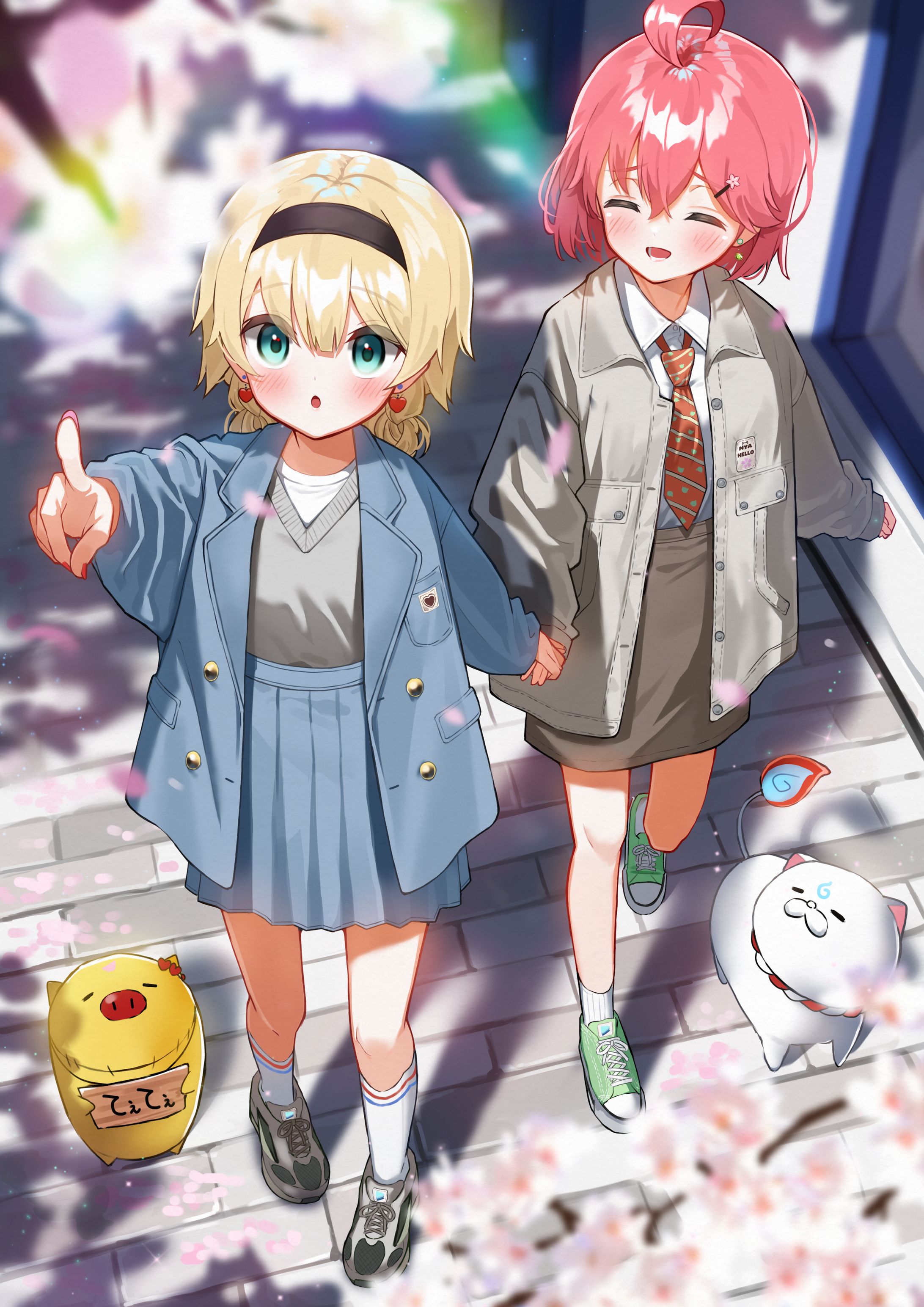 ホロライブ所属　赤井はあと様　MVサムネイル提供イラスト-1