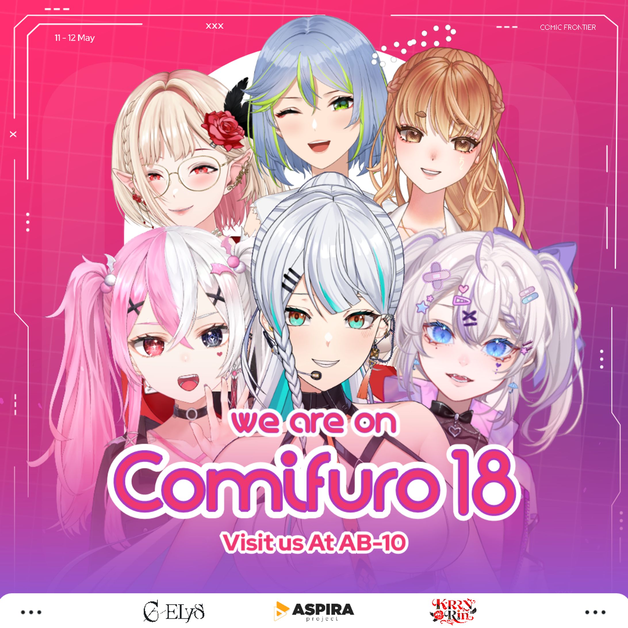 [SNS Post] Comifuro18, ASPIRA Project-1