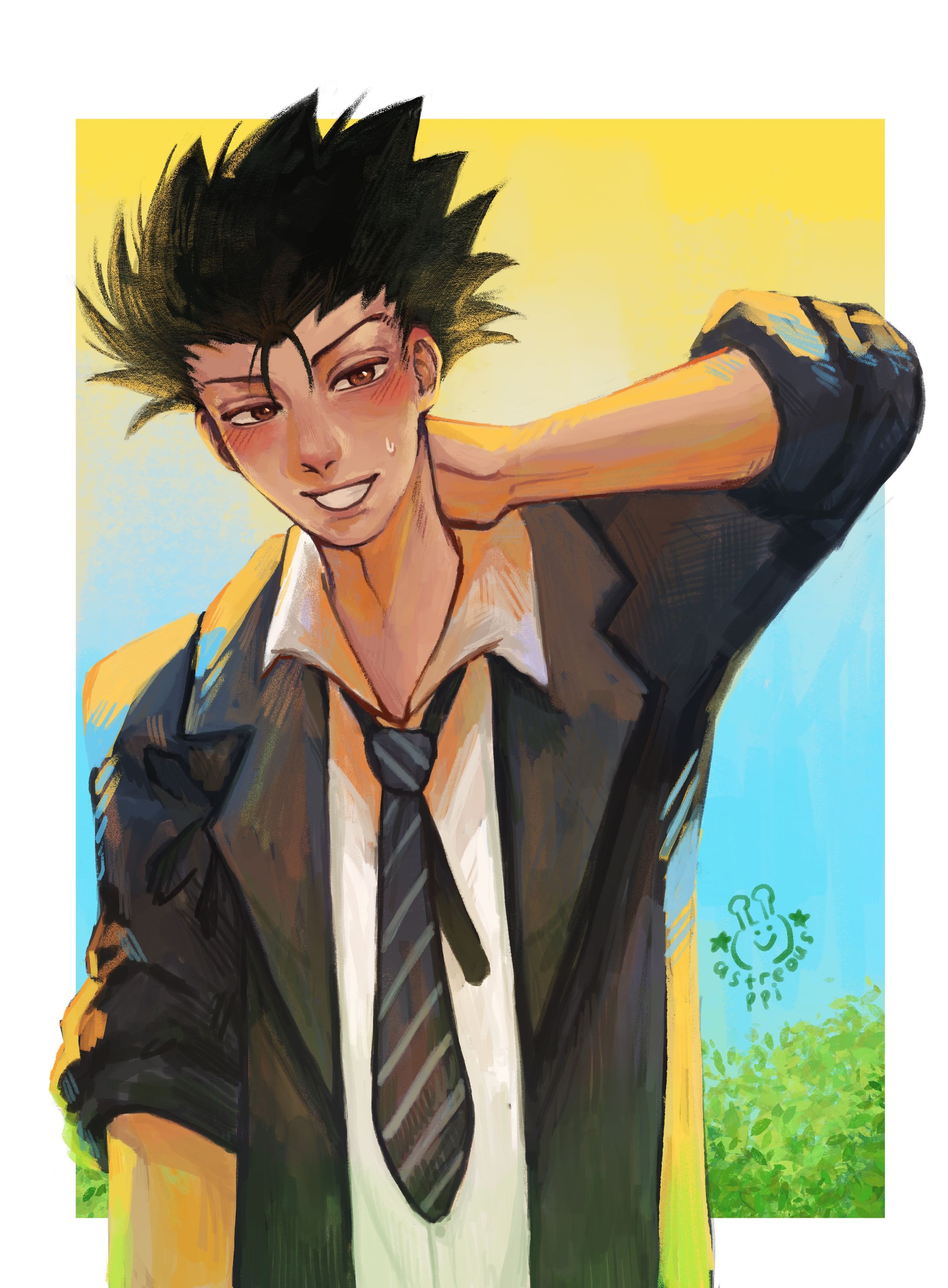 [HxH] Gon ━ Highschool au!-1