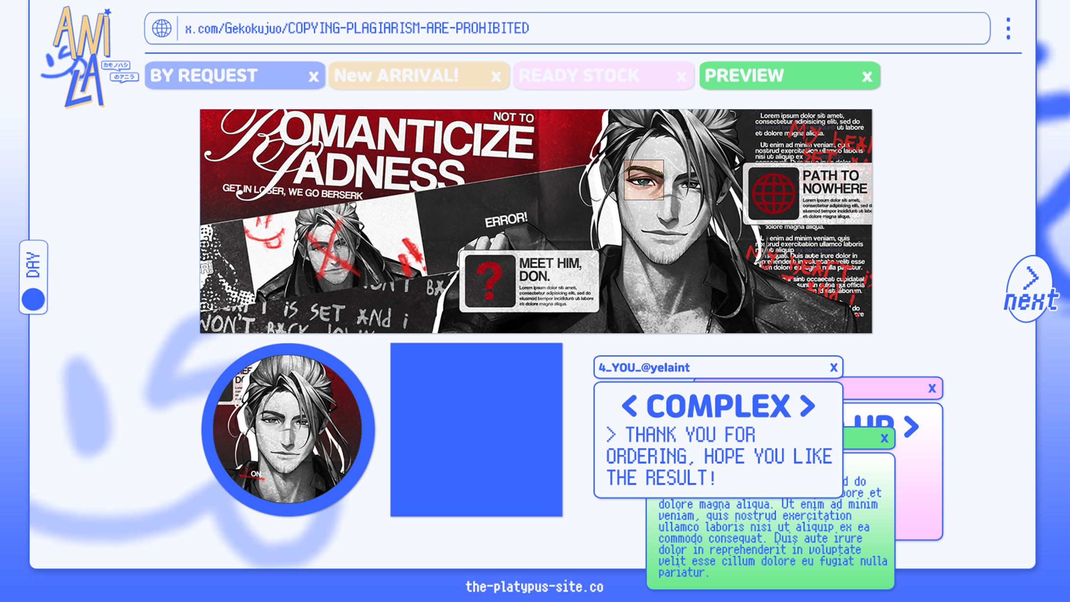 LAYOUT by request, COMPLEX.-1
