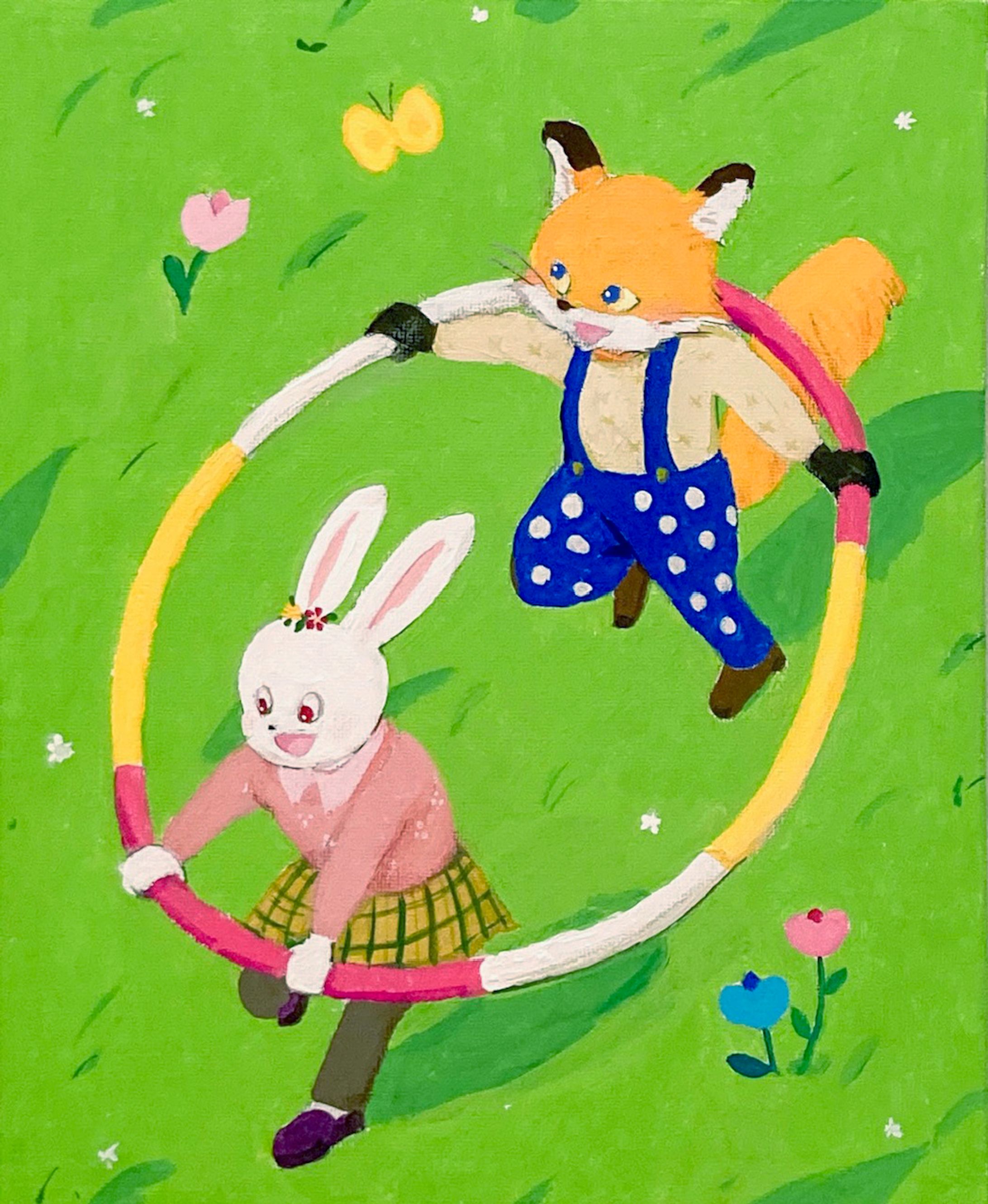 2025個展作品　「でんしゃ」-1