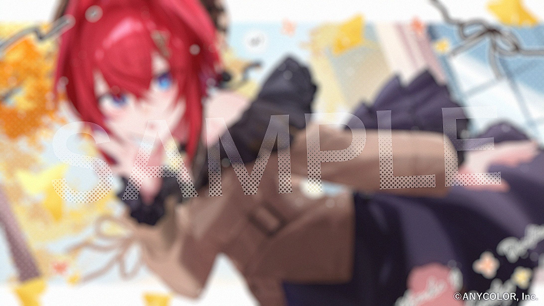 【お仕事】アンジュ・カトリーナ様　メン限壁紙イラスト-1