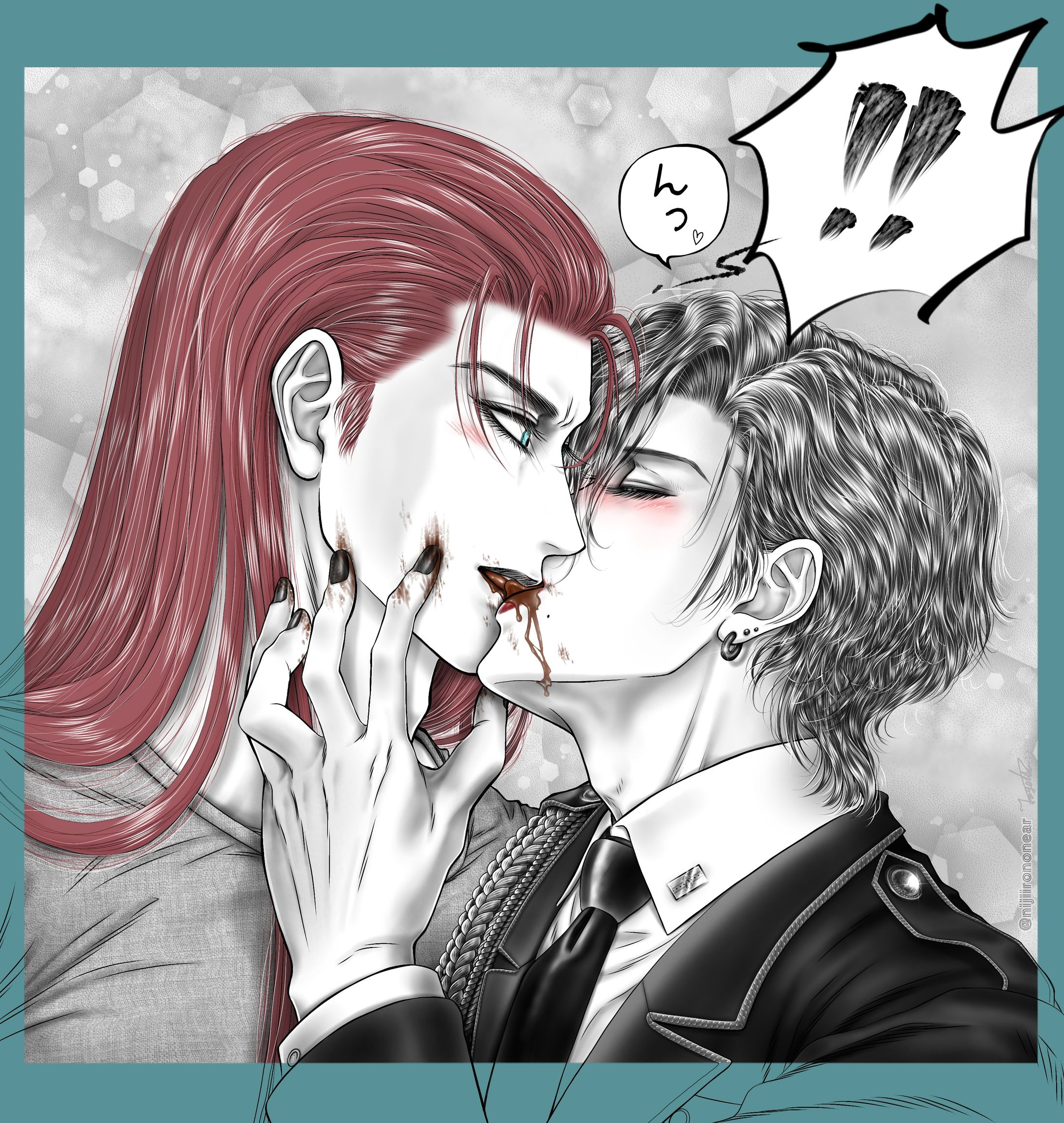 創作BL、バレンタインキス🌹💋-1