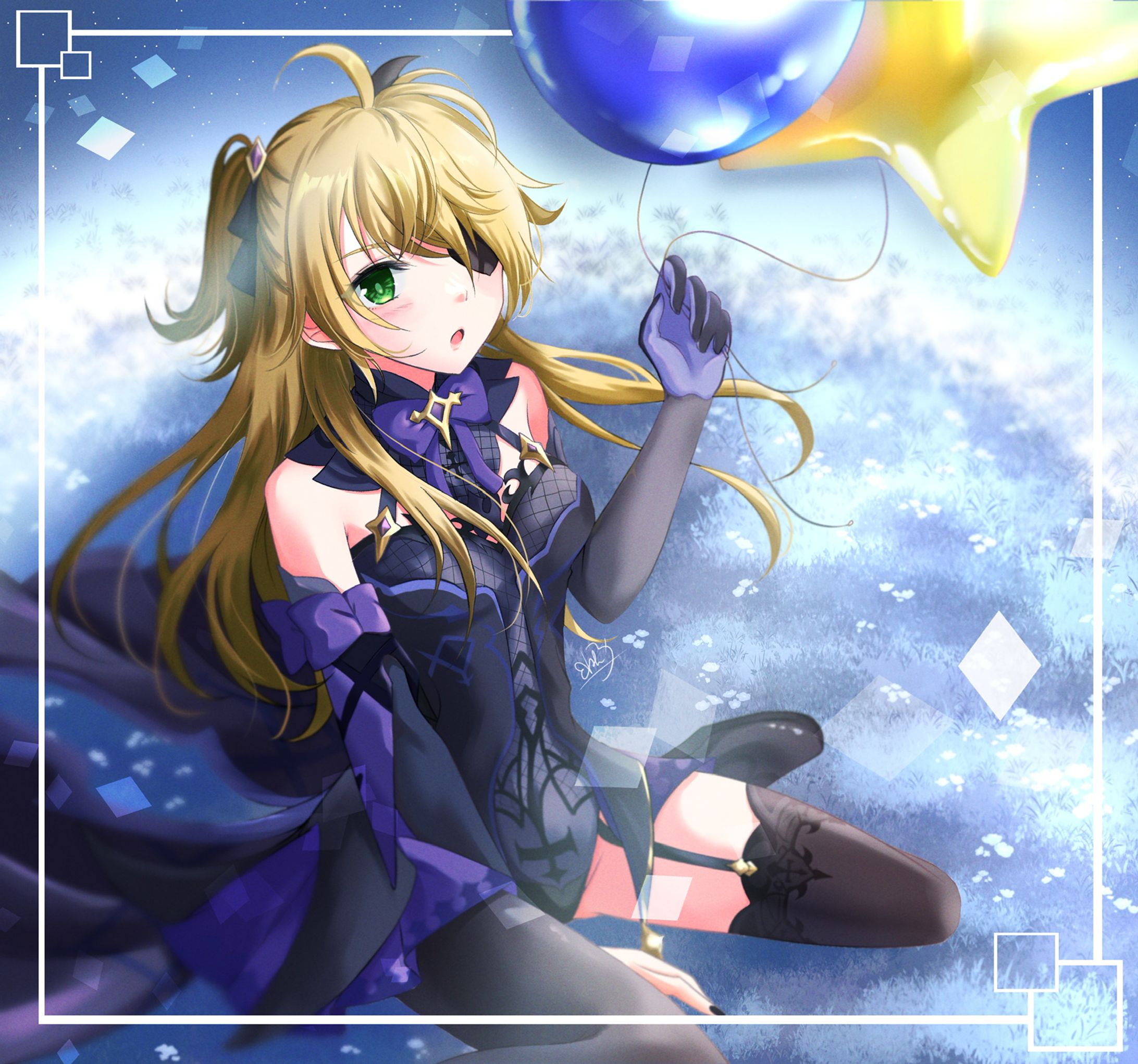 原神ファンアート(フィッシュル)-1