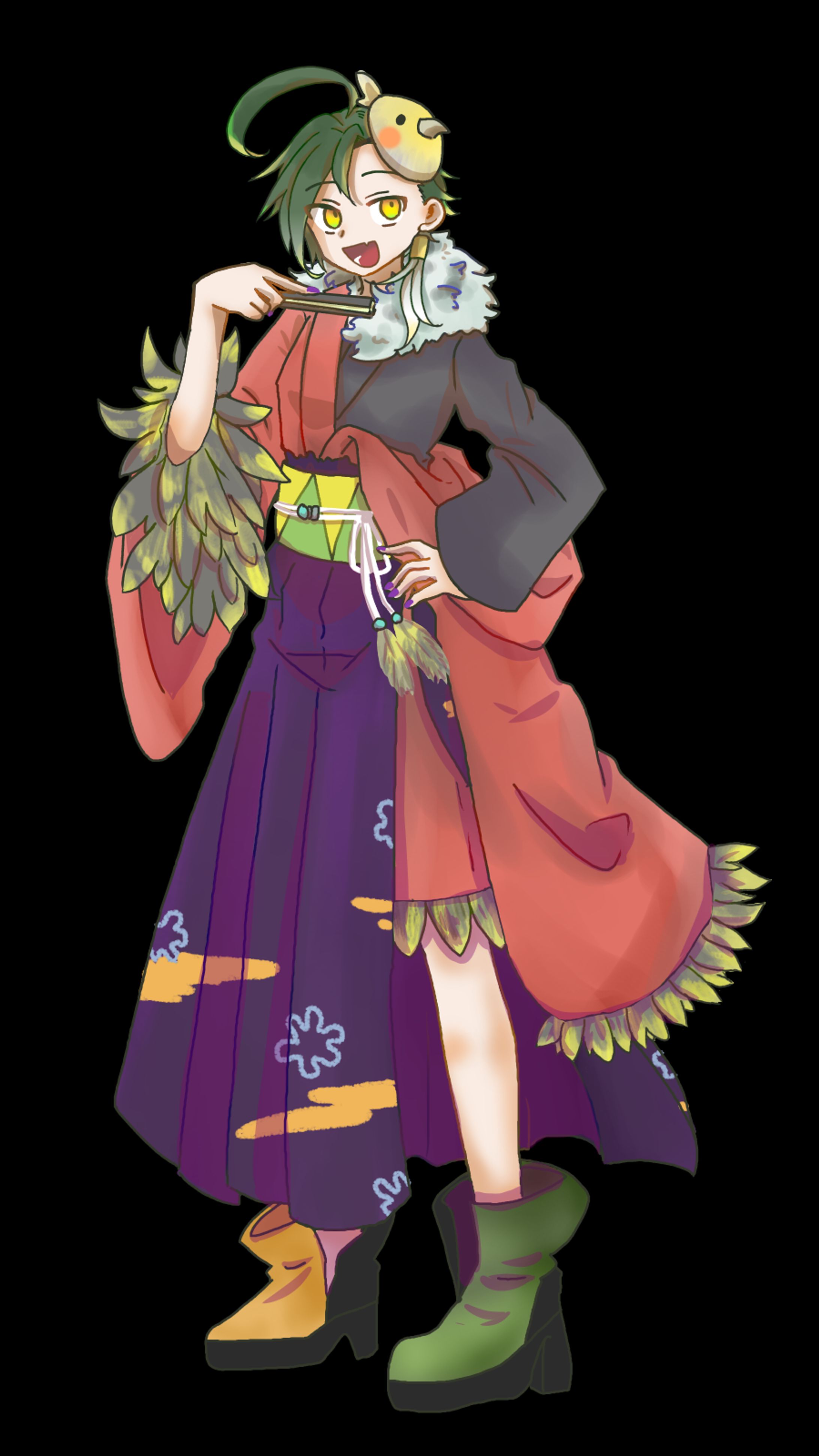 ねぎだく和服衣装-1