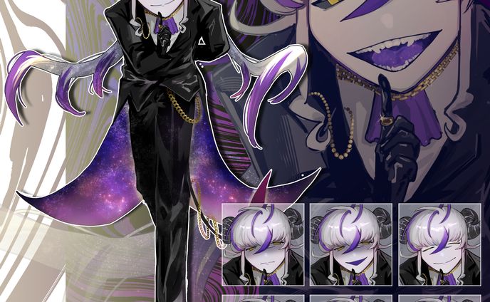 宇宙悪魔の立ち絵