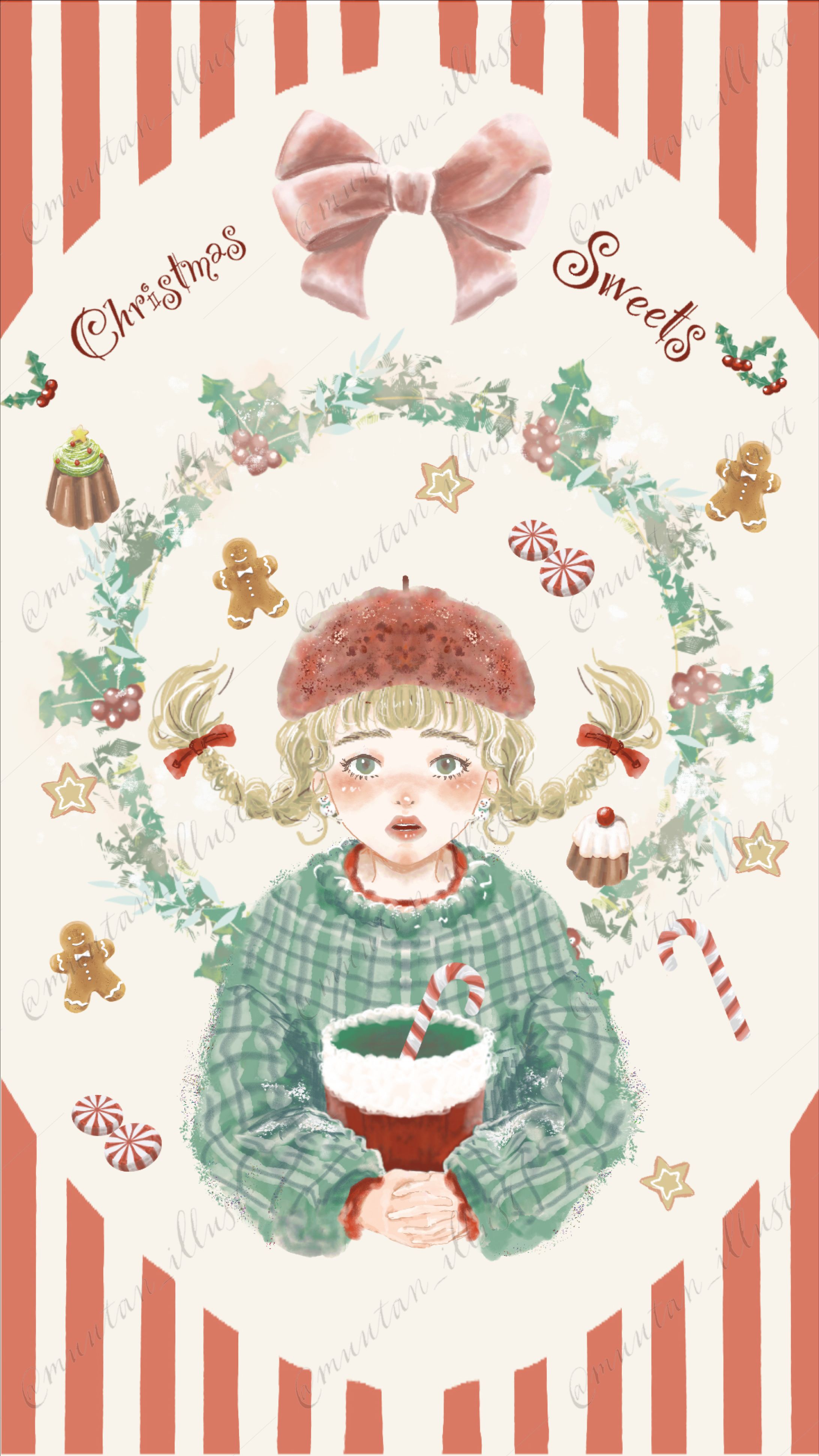 【自主制作】～クリスマス用イラスト～2025.12-1