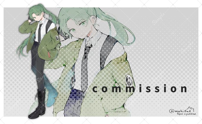 【Commision】TRPG立ち絵