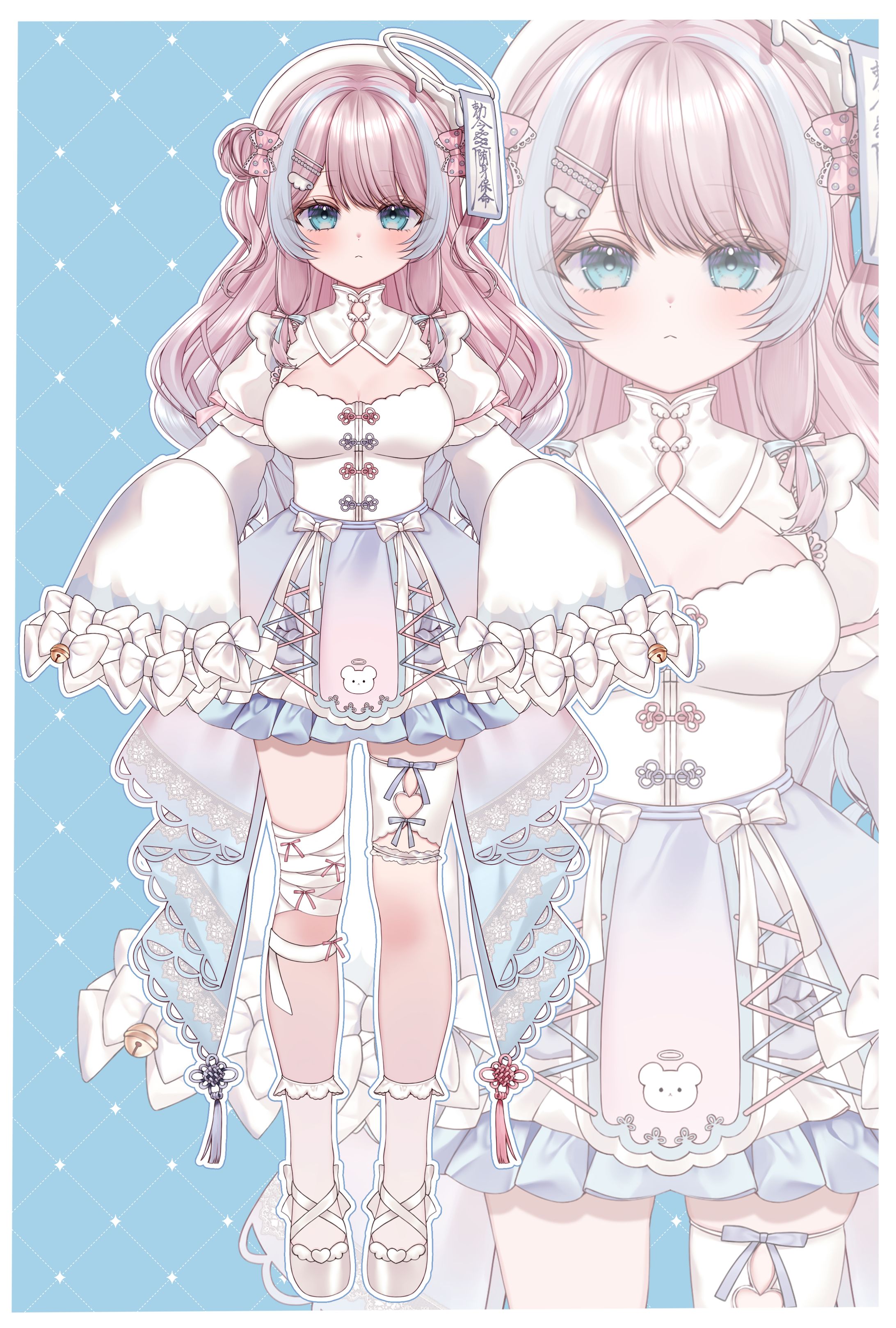 【不遠ねる様】live2dパーツ分けイラスト-1