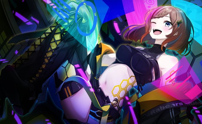 背景、キャラクターイラスト