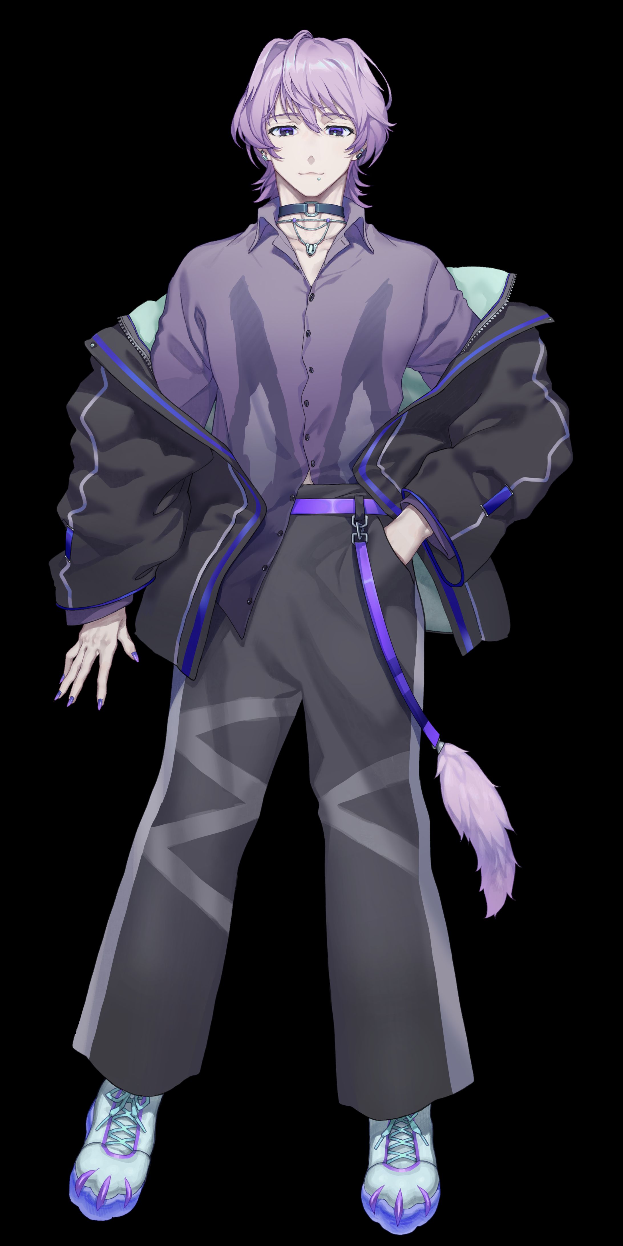 【ラピスライブ様】IRIAM用立ち絵(夜貉深透様)-1