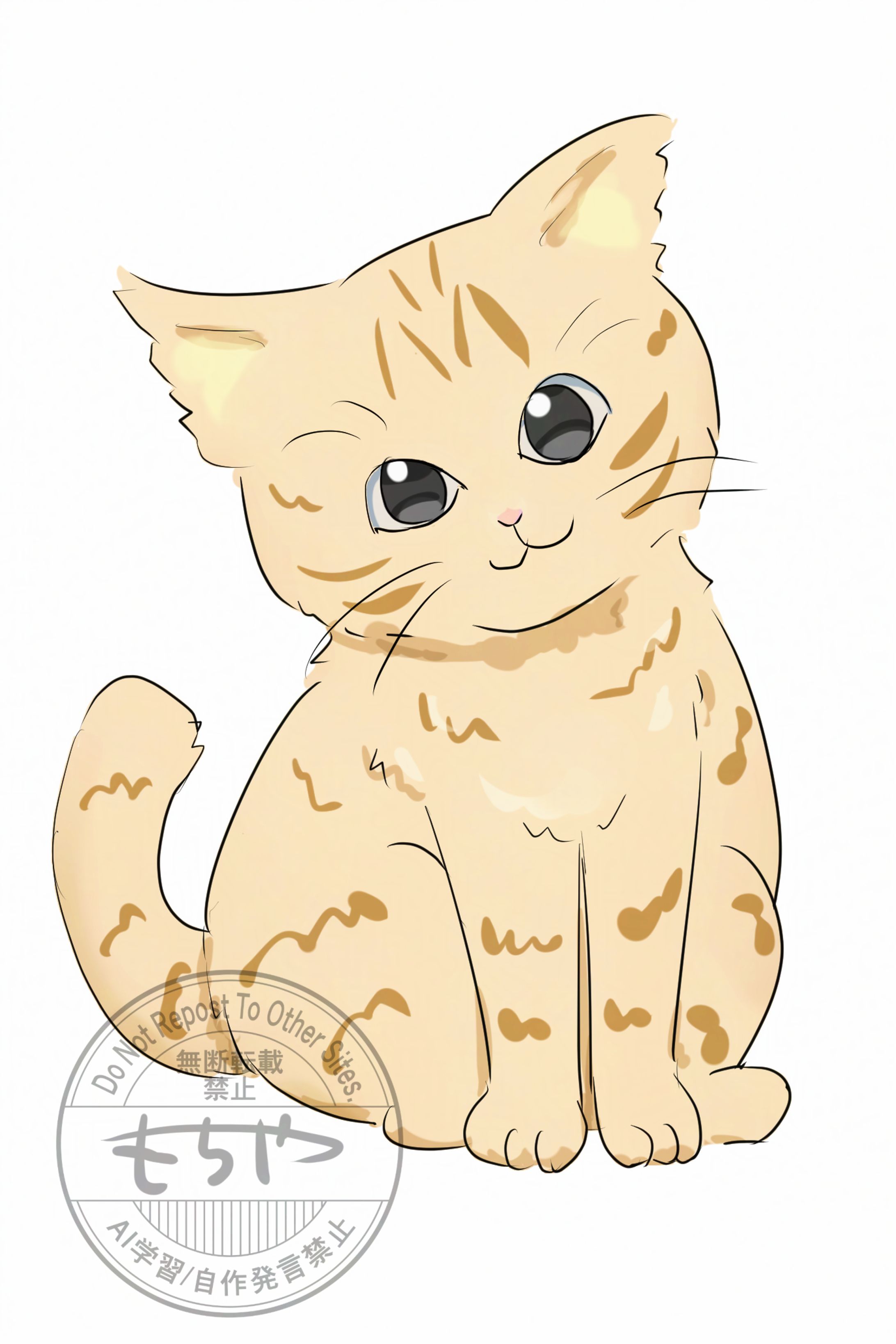 【original】chibi feral cat/mascot-1