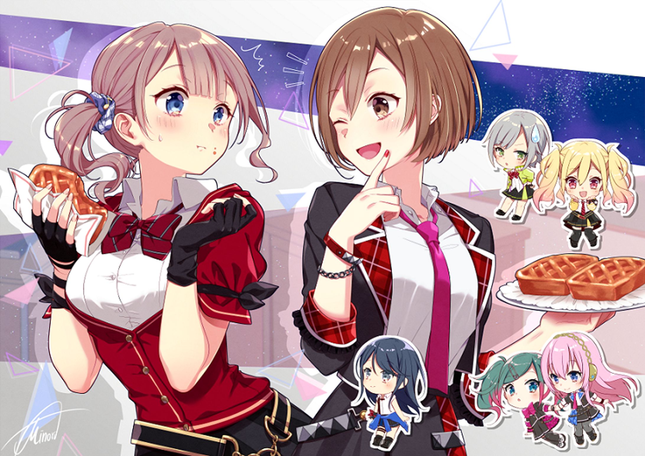 【プロセカ】プロセカ展　寄稿イラスト-1