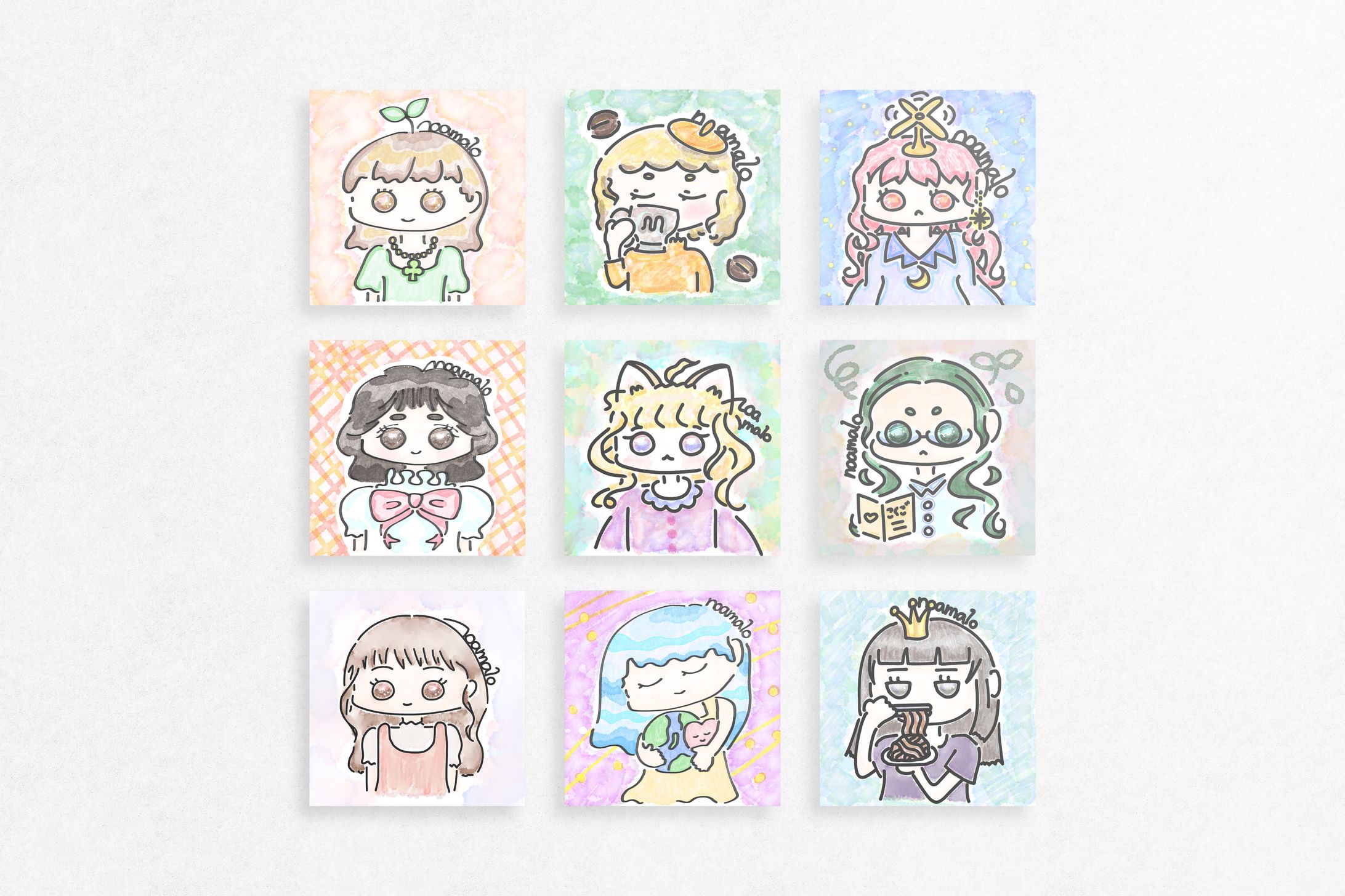 【自主制作】イラストコレクション-1