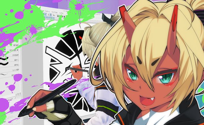イラスト、マンガ、sample