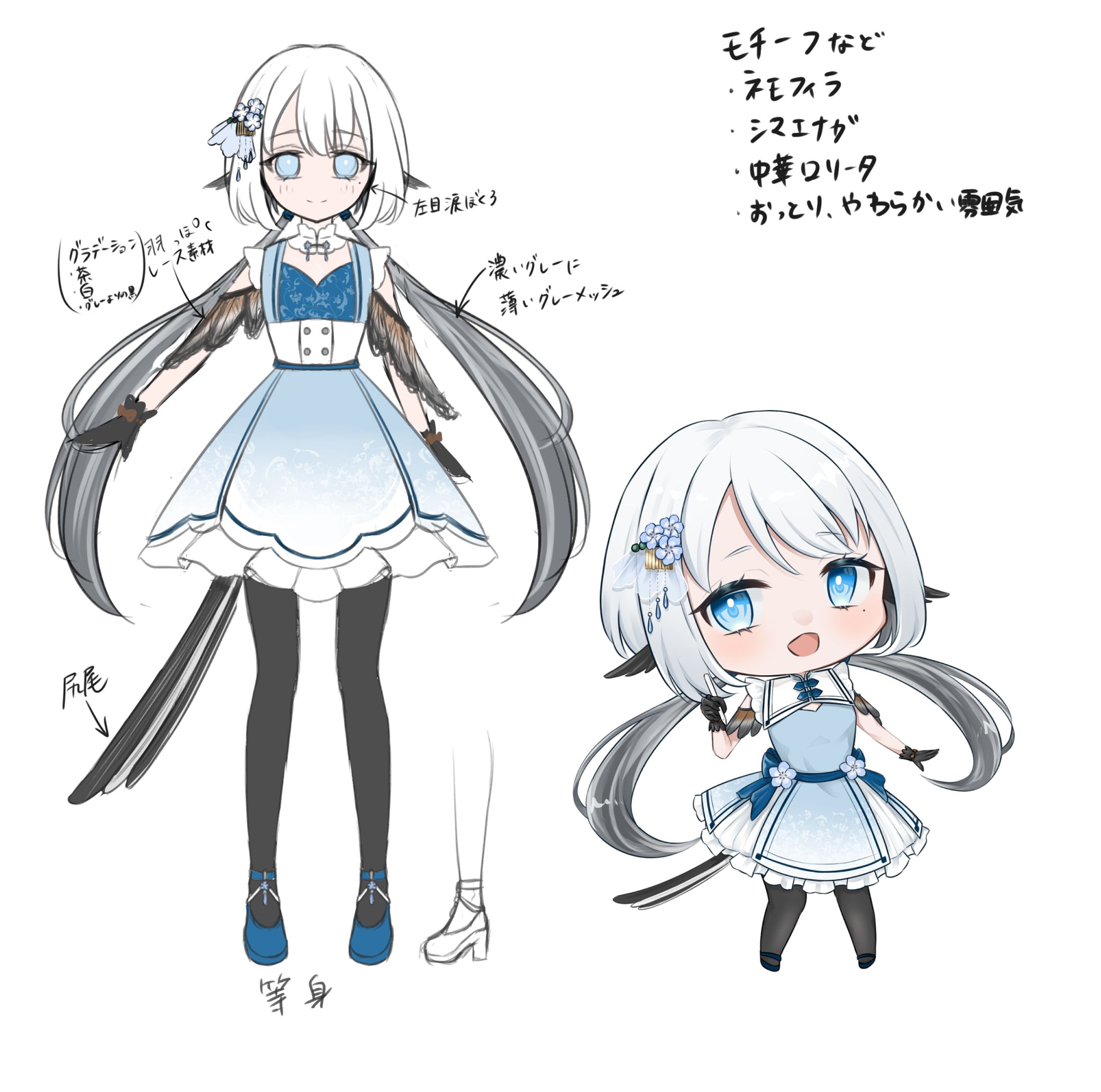 OCキャラデザ║2代目代理ちゃん-1