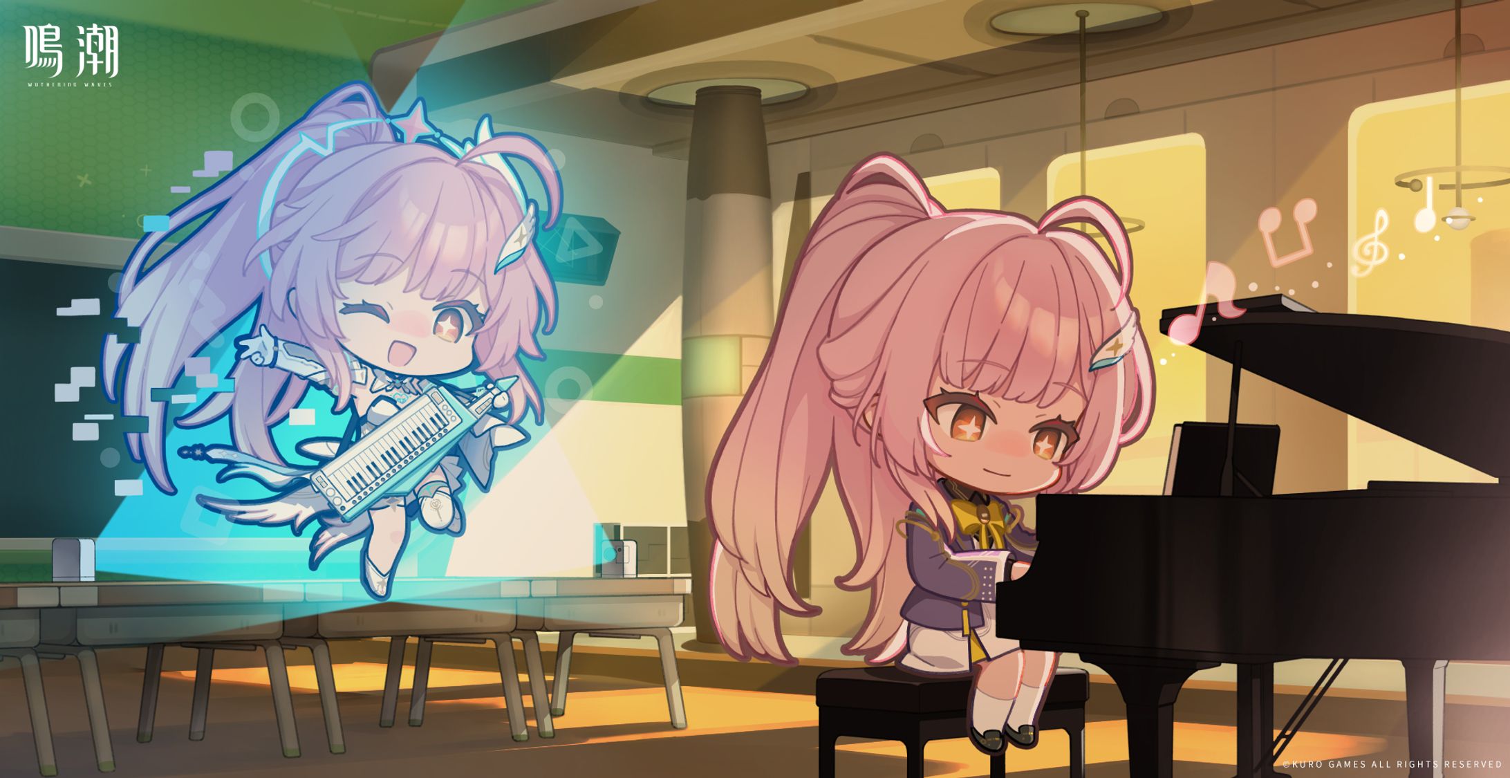 『鳴潮』SNS掲載ちびキャライラスト-1