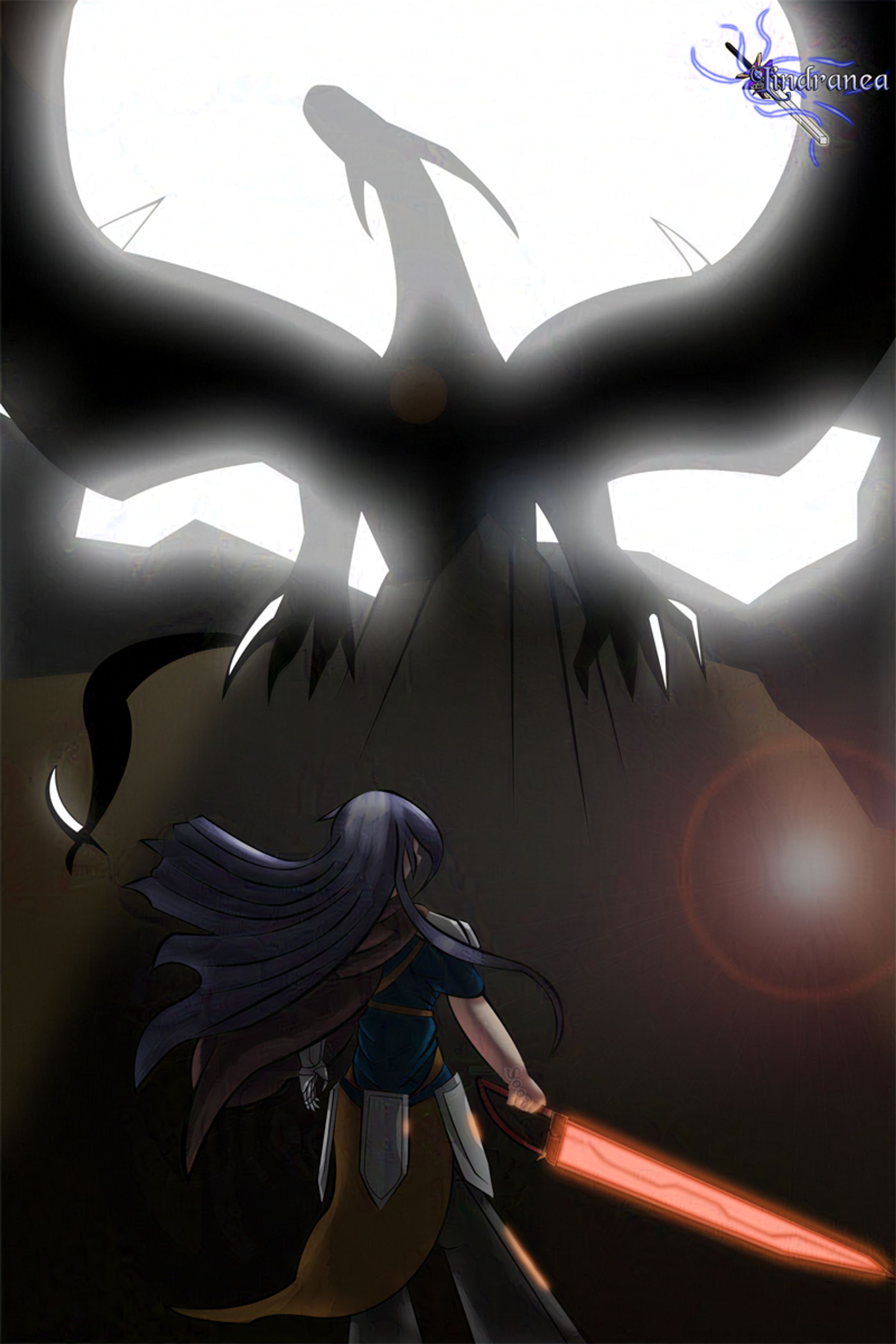 [Inktober 2019, OC] Day 12: Dragon - Dragonslayer-1