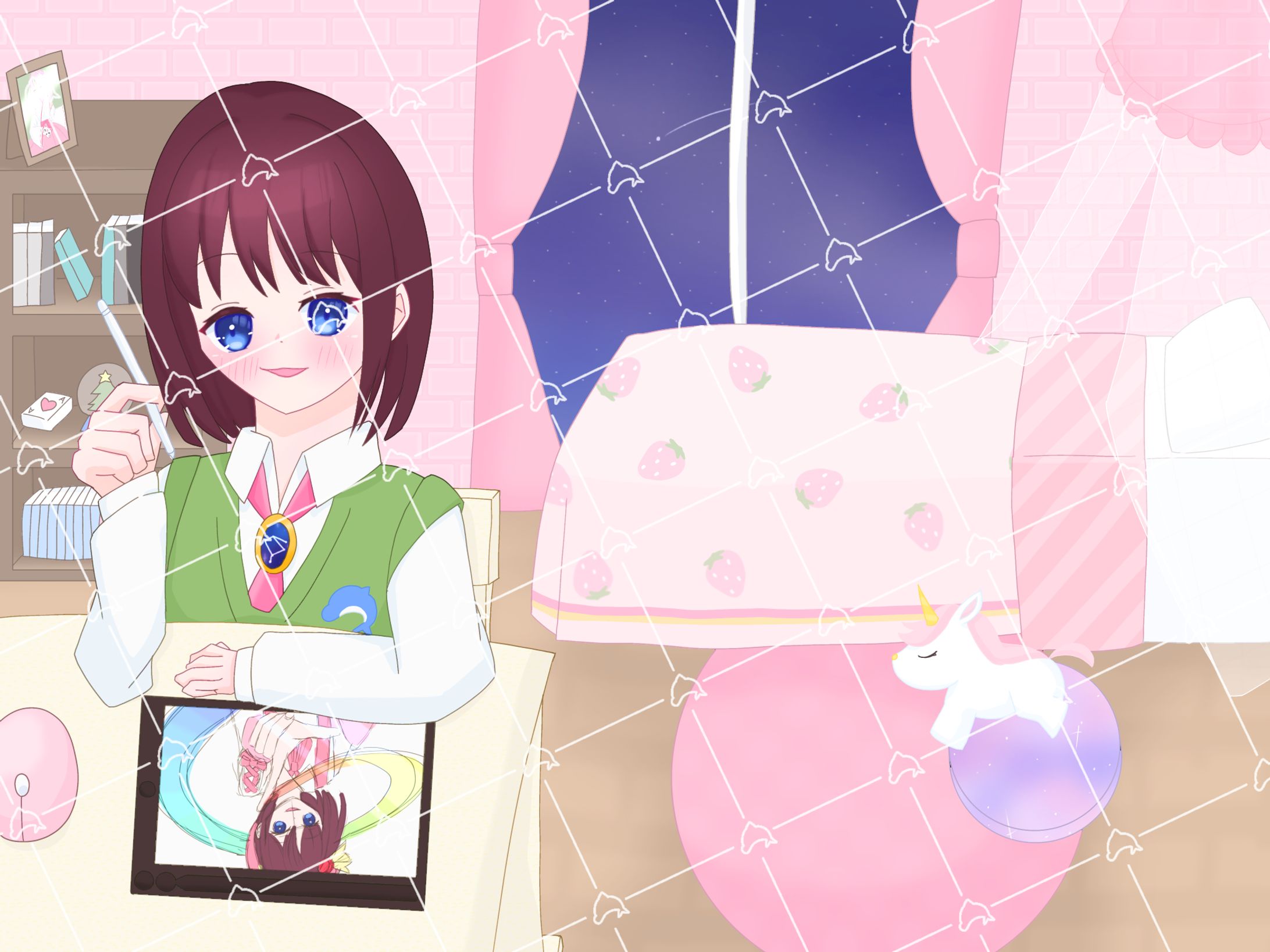 1周年イラスト-1